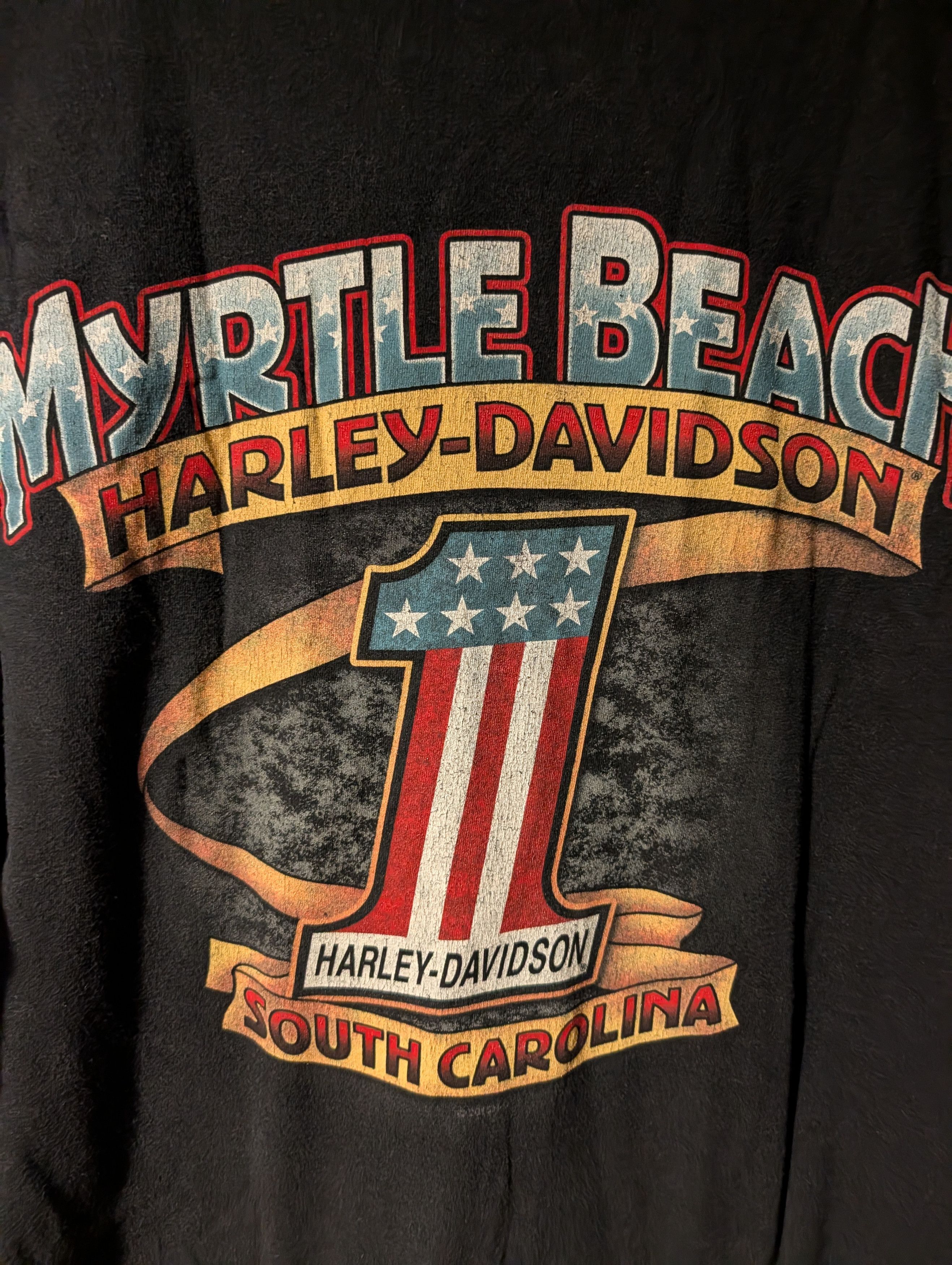 Harley Davidson Harley Davidson T-Shirt Myrtle Beach SC American Legend Bike Size US XL / EU 56 / 4 - 7 Thumbnail
