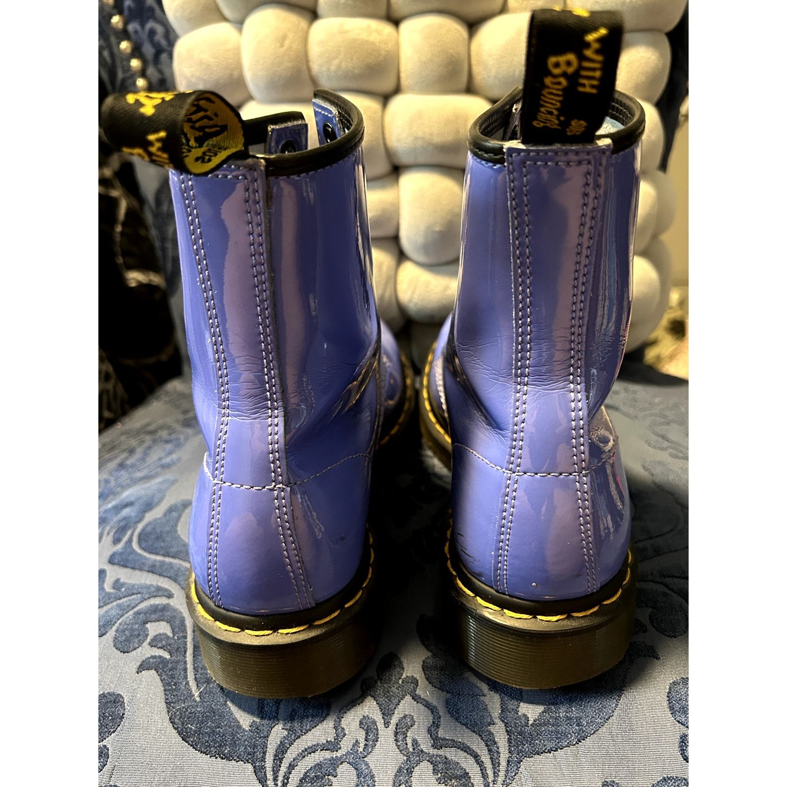 Dr. Martens Dr Martens 1460 Hyacinth Blue Patent Leather size 8/EU 39 Size US 8 / IT 38 - 4 Thumbnail