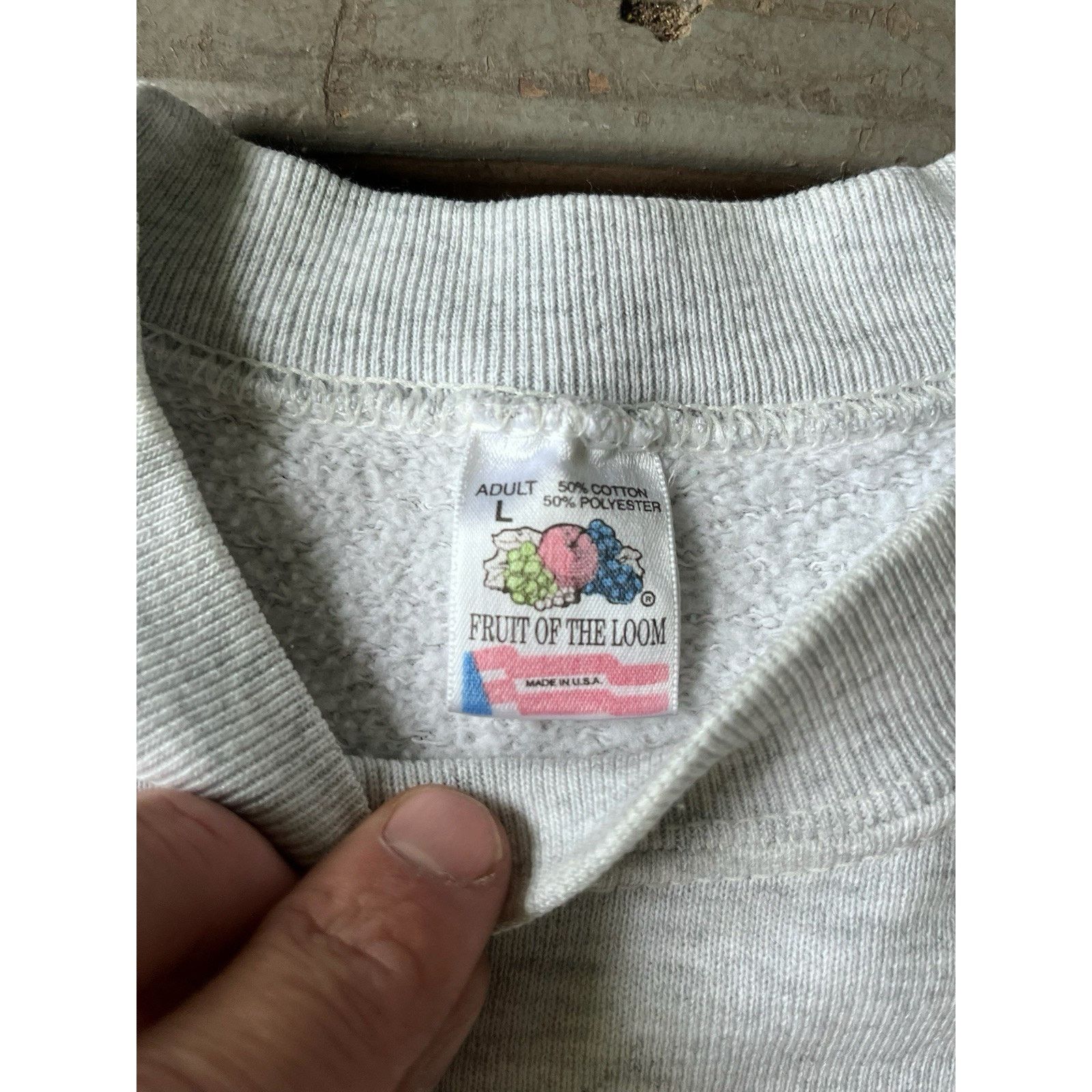 Fruit Of The Loom × Vintage Vtg Alaskan Highway Sweatshirt L Fruit Of The Loom 90's USA Size US L / EU 52-54 / 3 - 4 Thumbnail