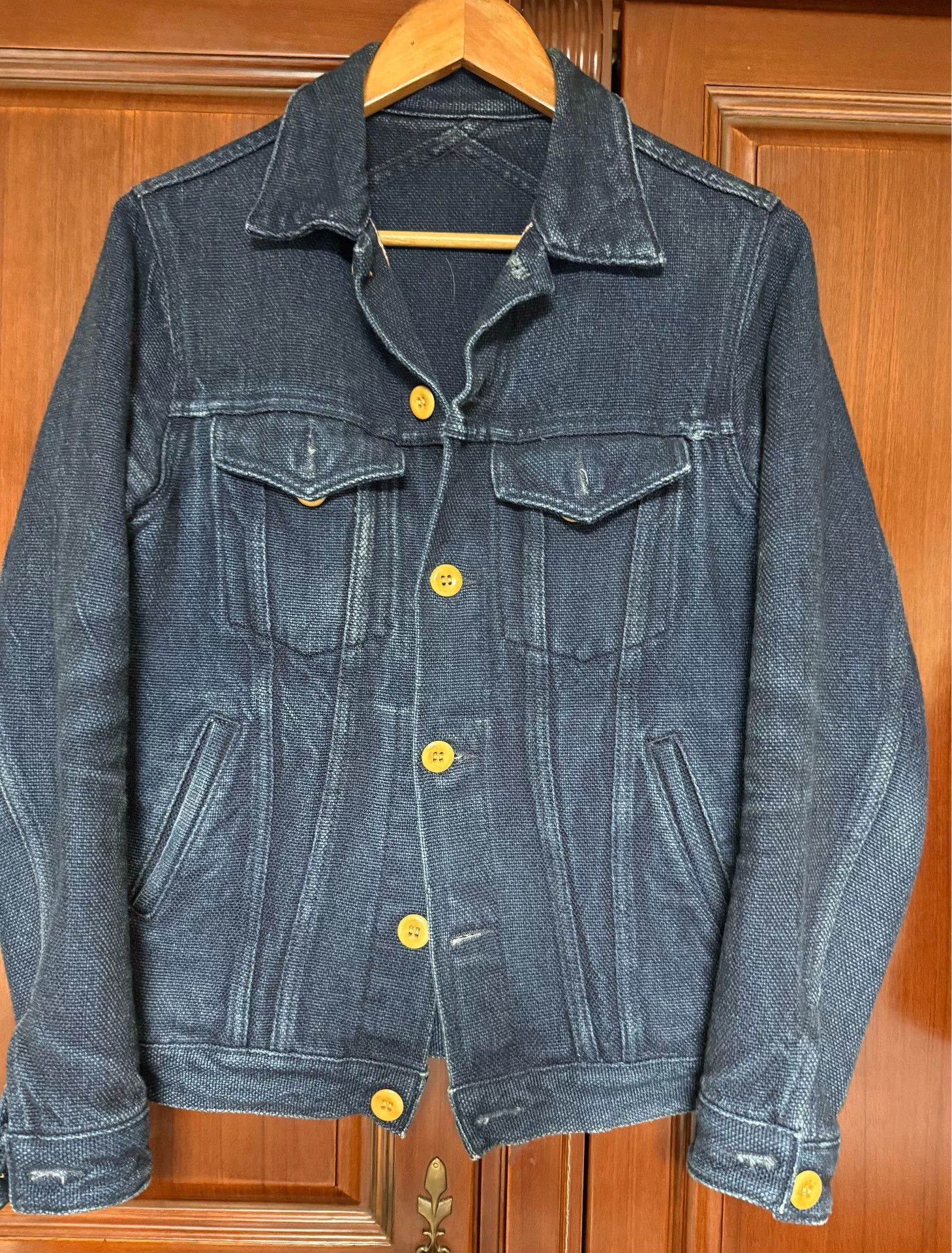 3sixteen 3sixteen Sashiko Fabric Jacket Medium Size US M / EU 48-50 / 2 - 1 Thumbnail