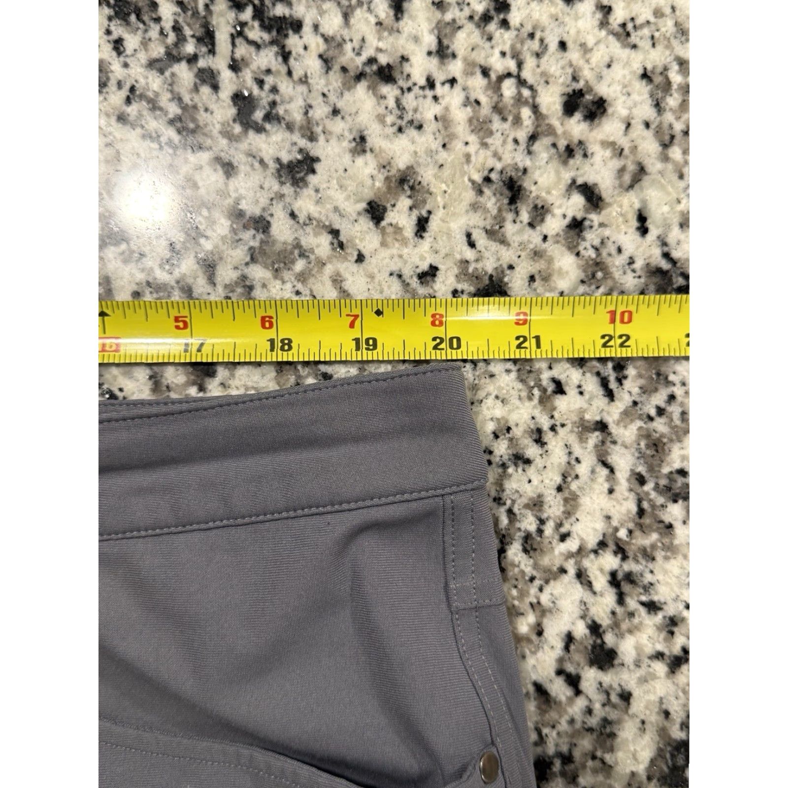 Lululemon Lululemon ABC Pant Warpstreme Classic Fit Gray Pants 38 40x33 Mens Regular Gray Chino, Casual, Travel, Pockets, Machine Washable Size US 38 / EU 54 - 3 Thumbnail