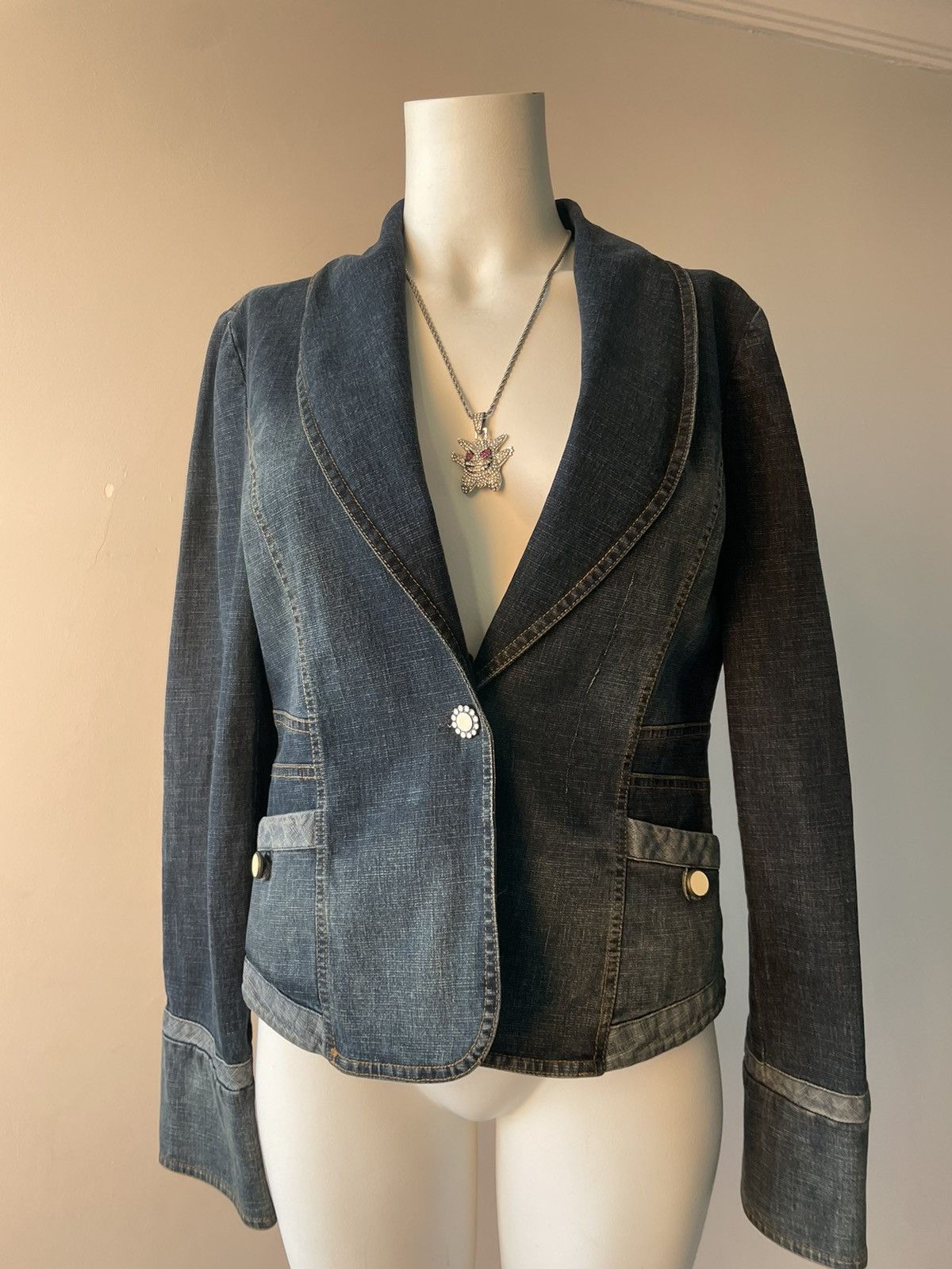 Vintage Park Bravo denim jacket Size XL / US 12-14 / IT 48-50 - 6 Thumbnail