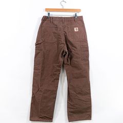 Vintage Carhartt Carpenter Pants 38 Brown 90s Faded Workwear