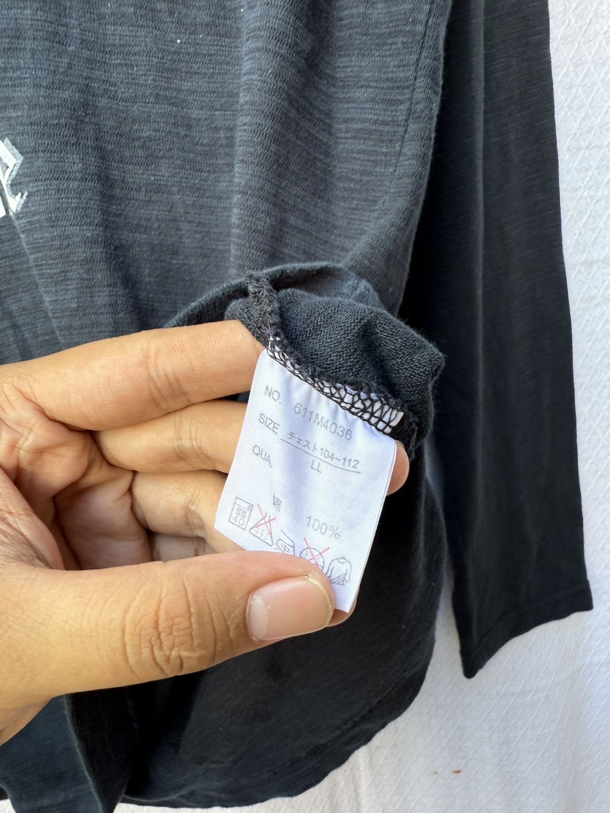 Japanese Brand Y2k Virgin Voyage Japanese Style Ghotic Poem Longsleeve Size US L / EU 52-54 / 3 - 8 Thumbnail