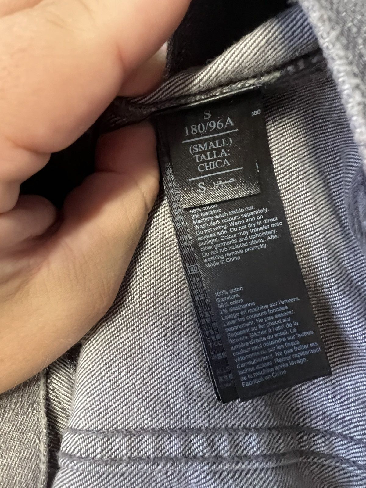 Allsaints Rare Allsaints Gault Distressed Denim Jacket Corduroy Collar Size US S / EU 44-46 / 1 - 14 Thumbnail