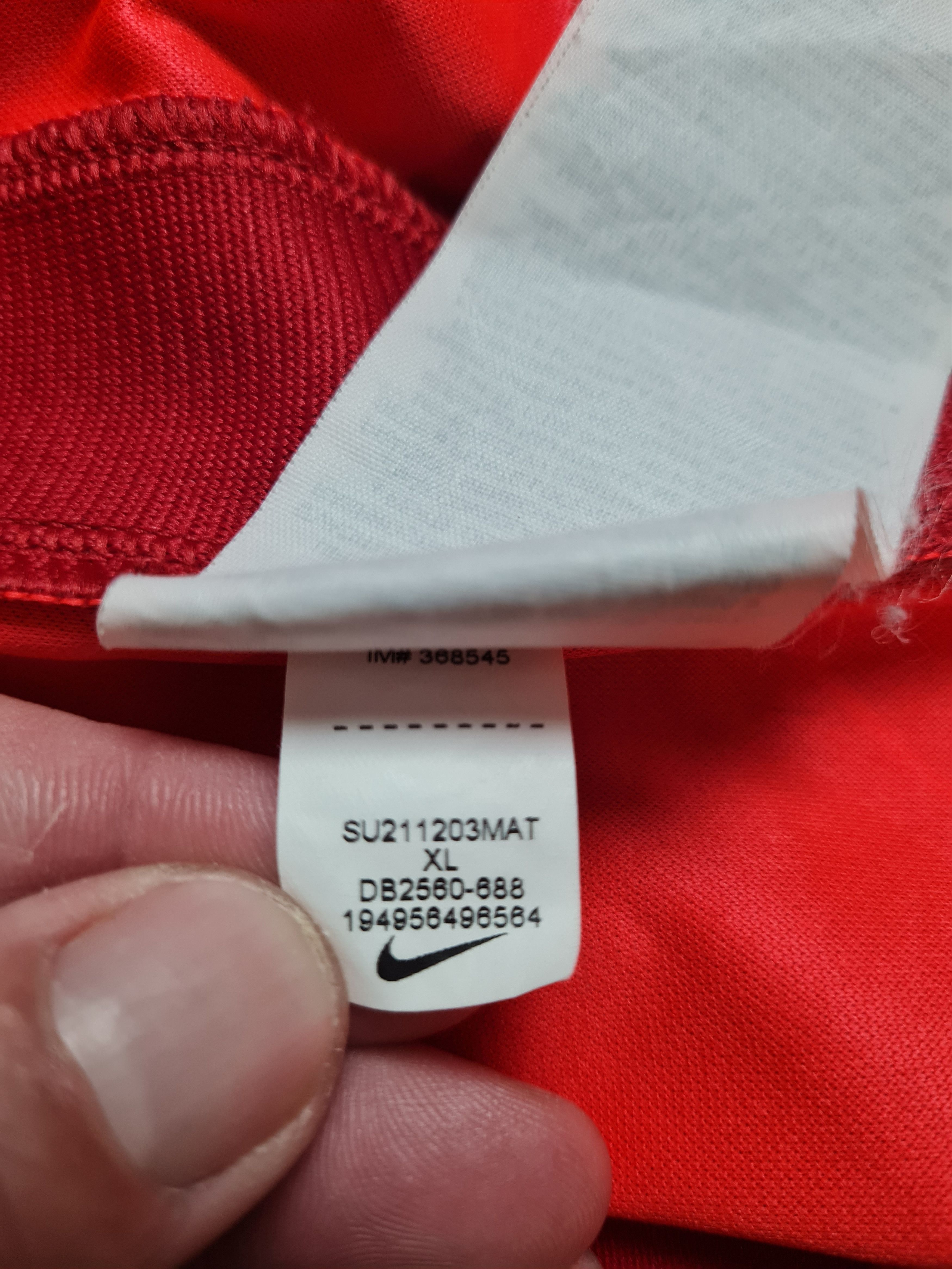 Nike Sooccer Liverpool 2021/22 Home Match Jersey #21Ahmad.S Nike Size US XL / EU 56 / 4 - 21 Thumbnail