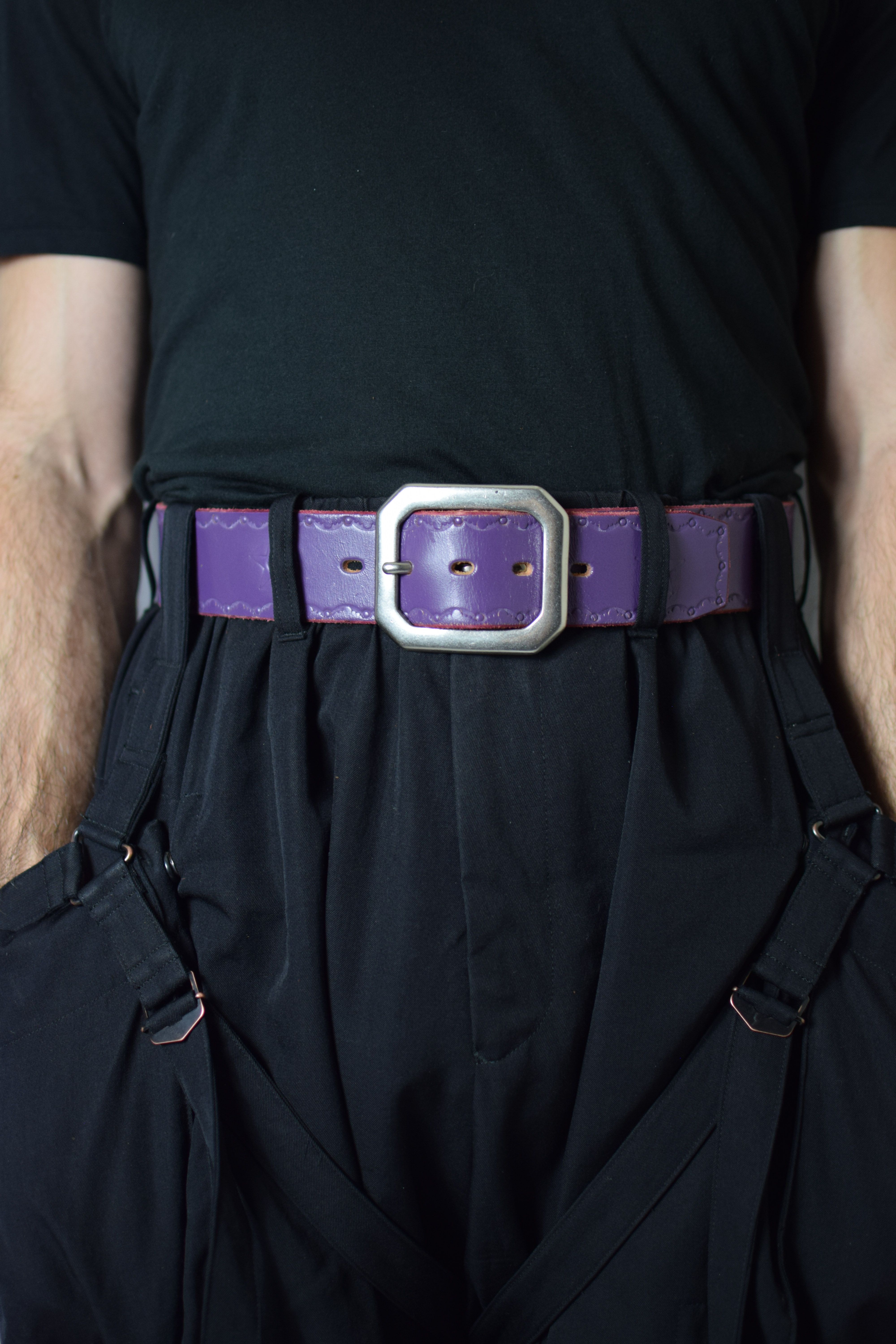 Pre-owned Yohji Yamamoto Yyph Purple Belt - Hj-f04-714