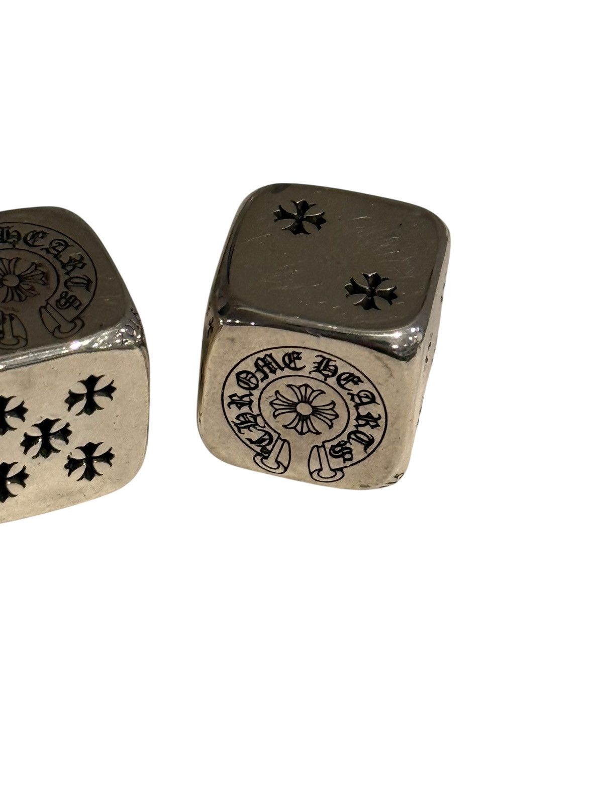 Chrome Hearts Sterling Silver Dice Set Size ONE SIZE - 3 Thumbnail