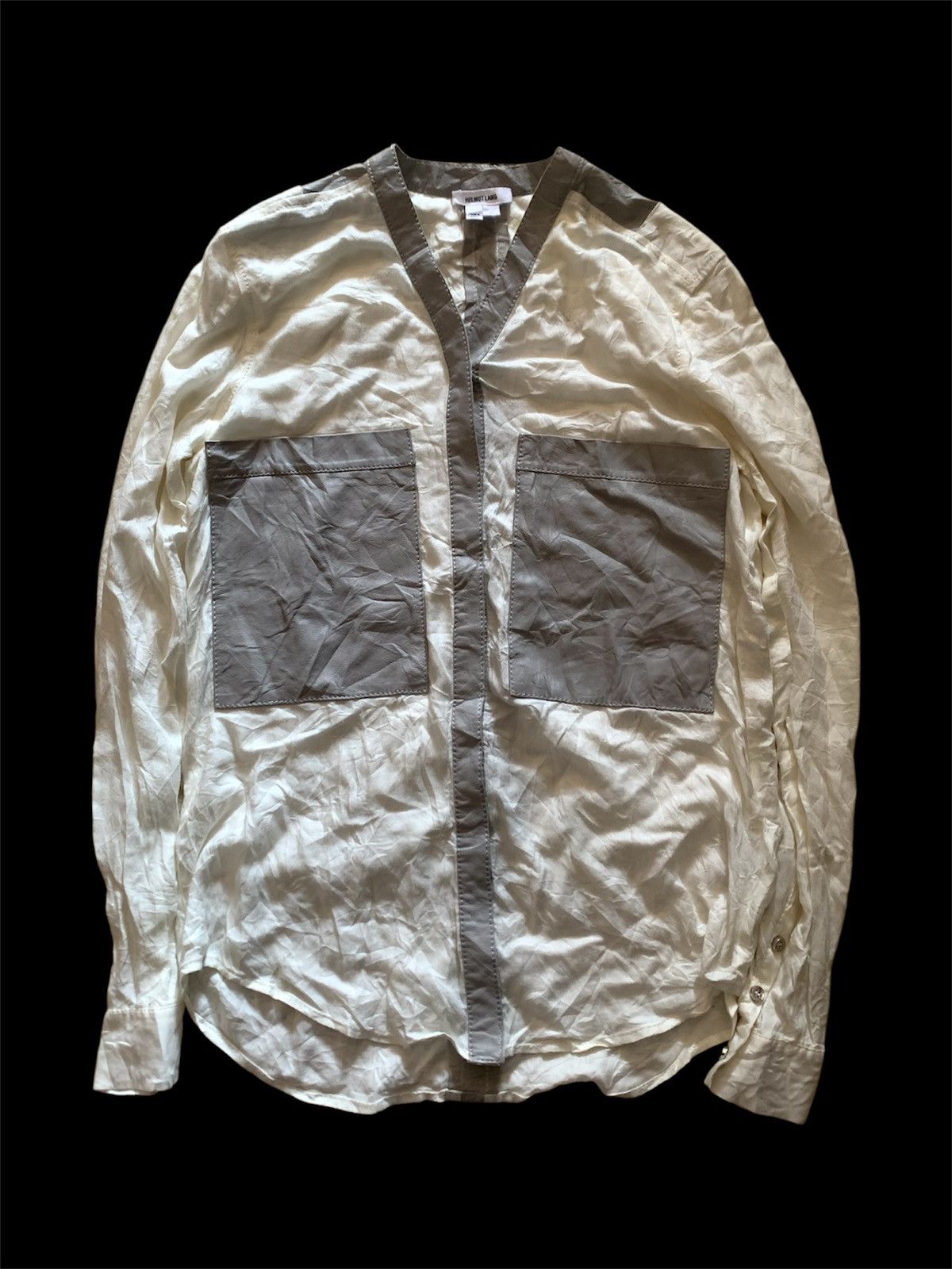 Helmut Lang Helmut Lang White Shirt Size US S / EU 44-46 / 1 - 1 Thumbnail