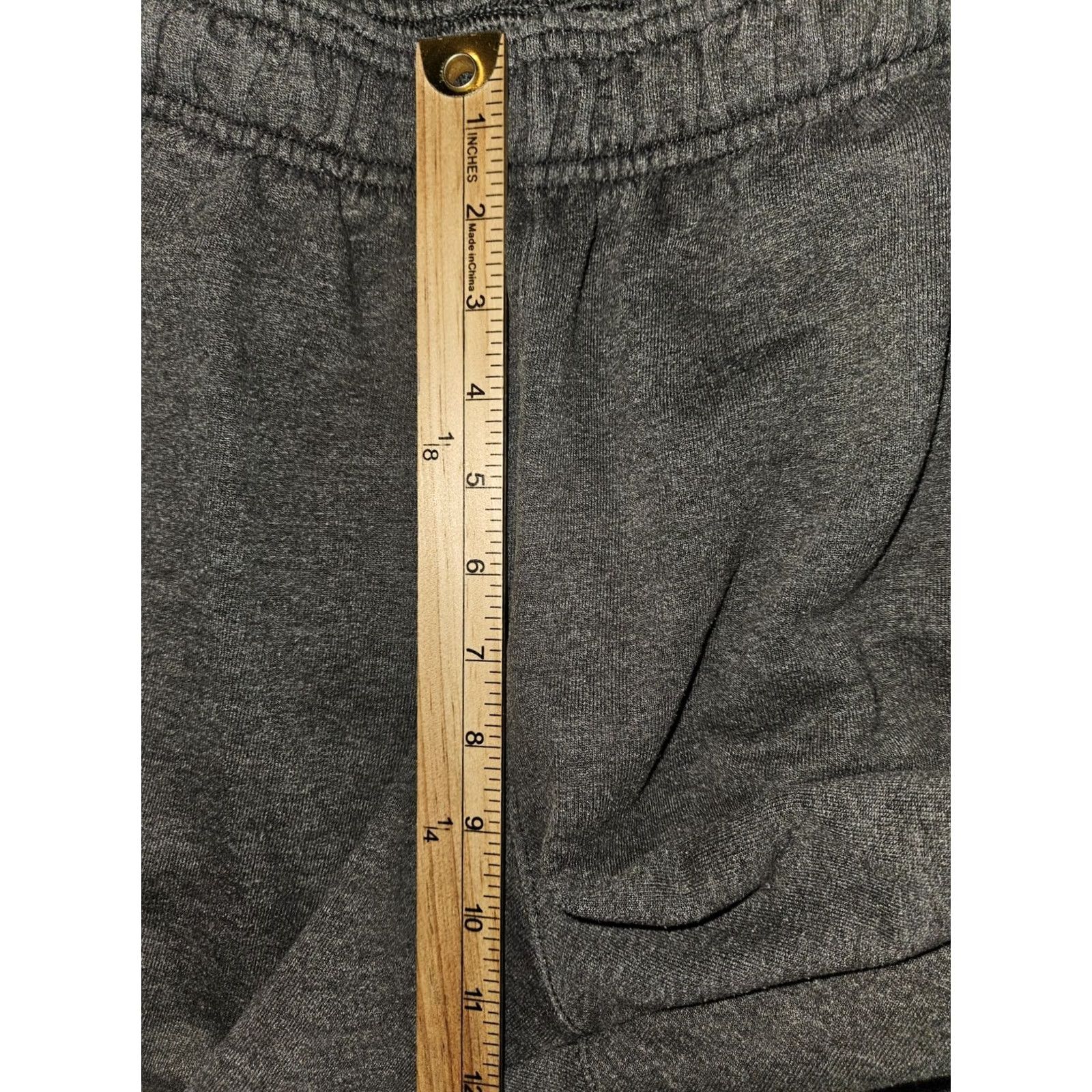 Champion VINTAGE Champion Sweatpants Men's M Gray Elastic Waistband Logo Sports Pants Warm Fleece 30 Inseam Pockets Mens Size US 31 - 4 Thumbnail