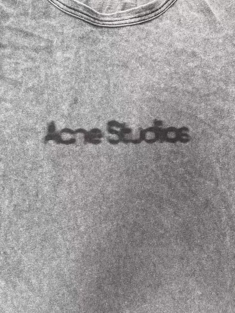 Acne Studios Acne Studios Faded logo round neck casual short sleeve T-s Size M / US 6-8 / IT 42-44 - 4 Thumbnail