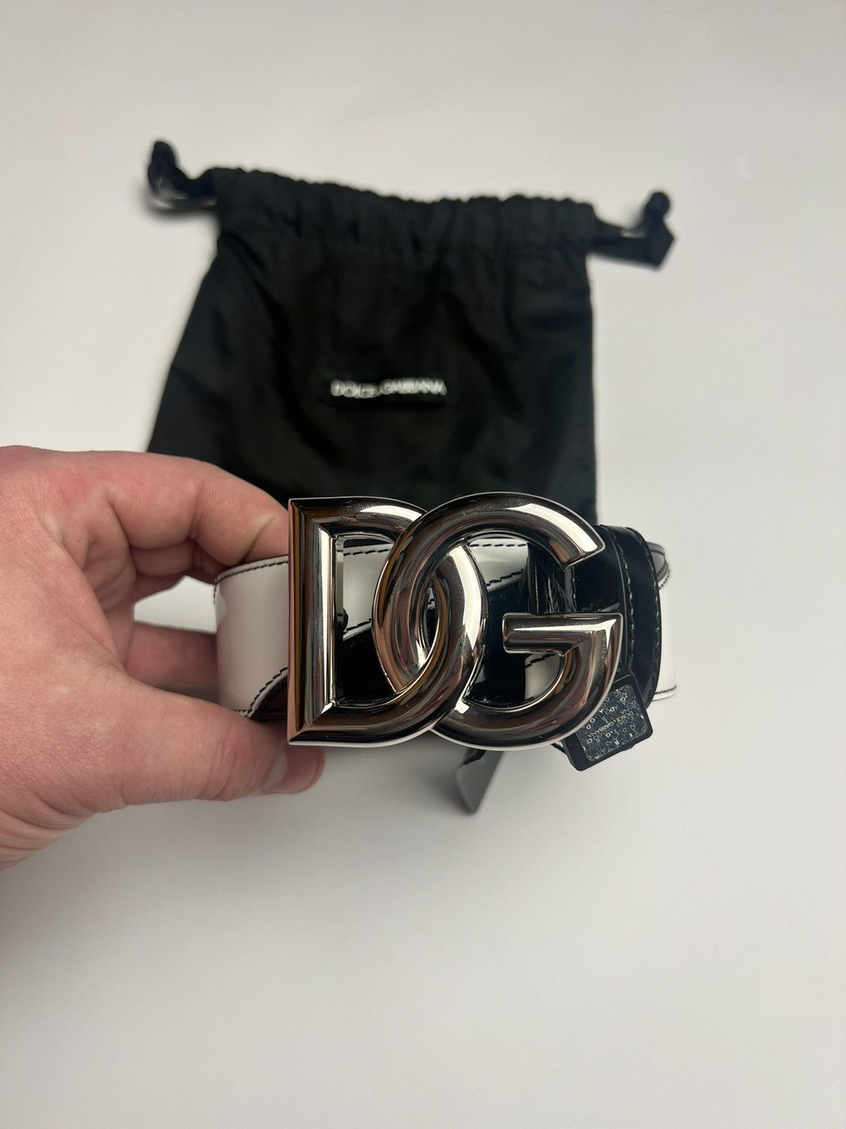 Dolce & Gabbana Dolce & Gabbana Black/White Zebra Belt Size ONE SIZE - 2 Thumbnail