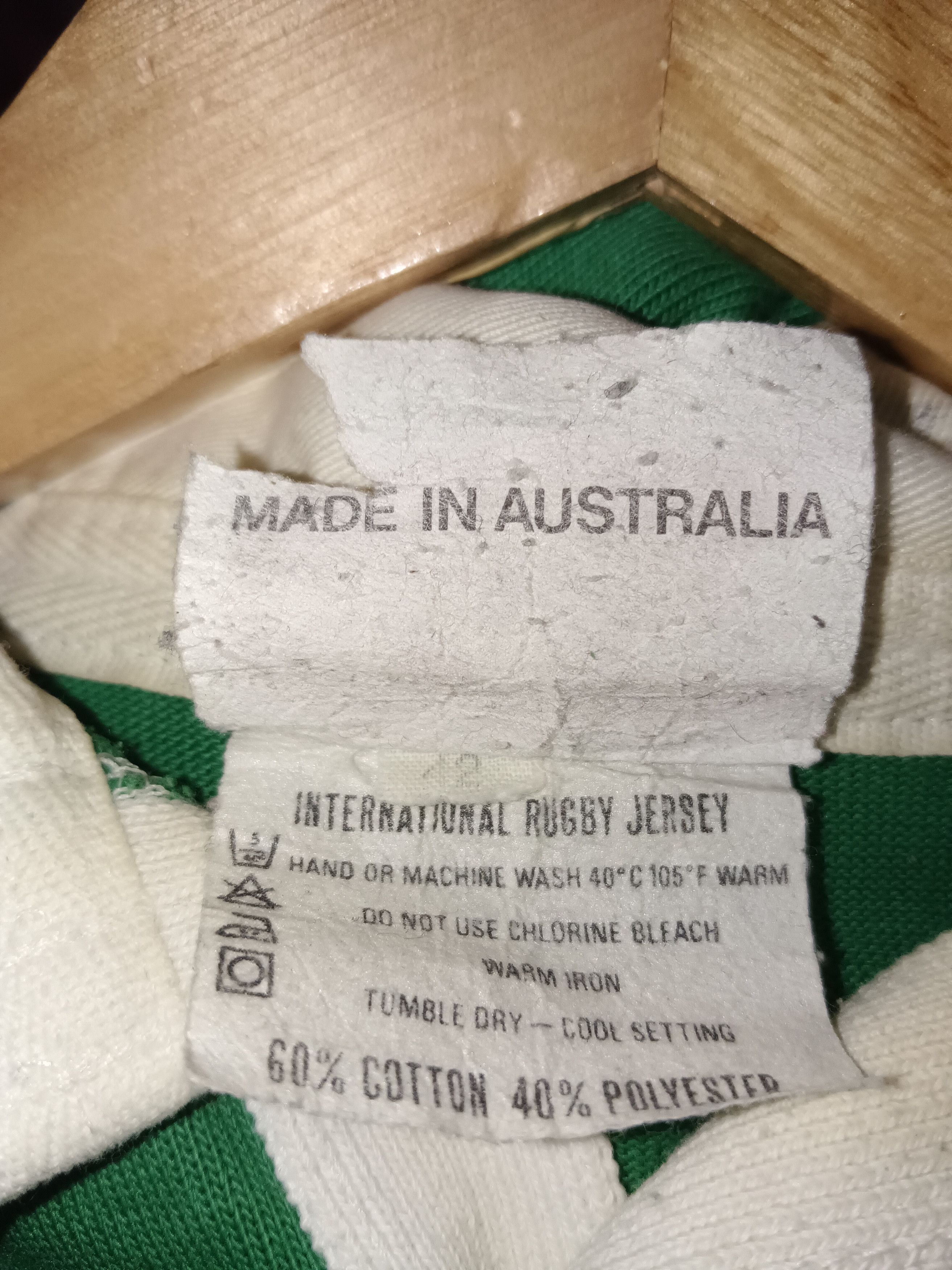 Canterbury of New Zealand Vintage Ireland rugby jersey 1985/1990 Size US XL / EU 56 / 4 - 6 Thumbnail