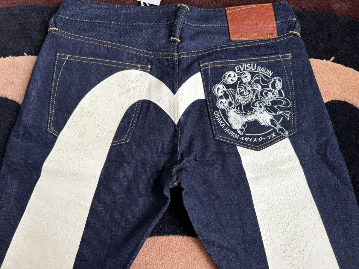 Evisu × Japanese Brand evisu white daicock style denim jeans size：31x30 Size US 31 - 5 Thumbnail