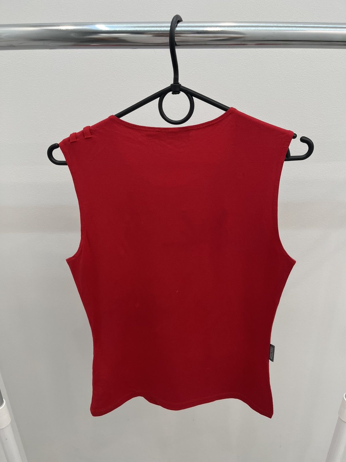 Moschino Vintage Moschino Y2K Metal Rivets Tank T-shirt Tee Size L / US 10 / IT 46 - 3 Thumbnail