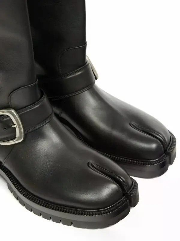 Maison Margiela os11x0326 Tabi Knee-High Boots in Black Size US 9 / EU 42 - 4 Thumbnail