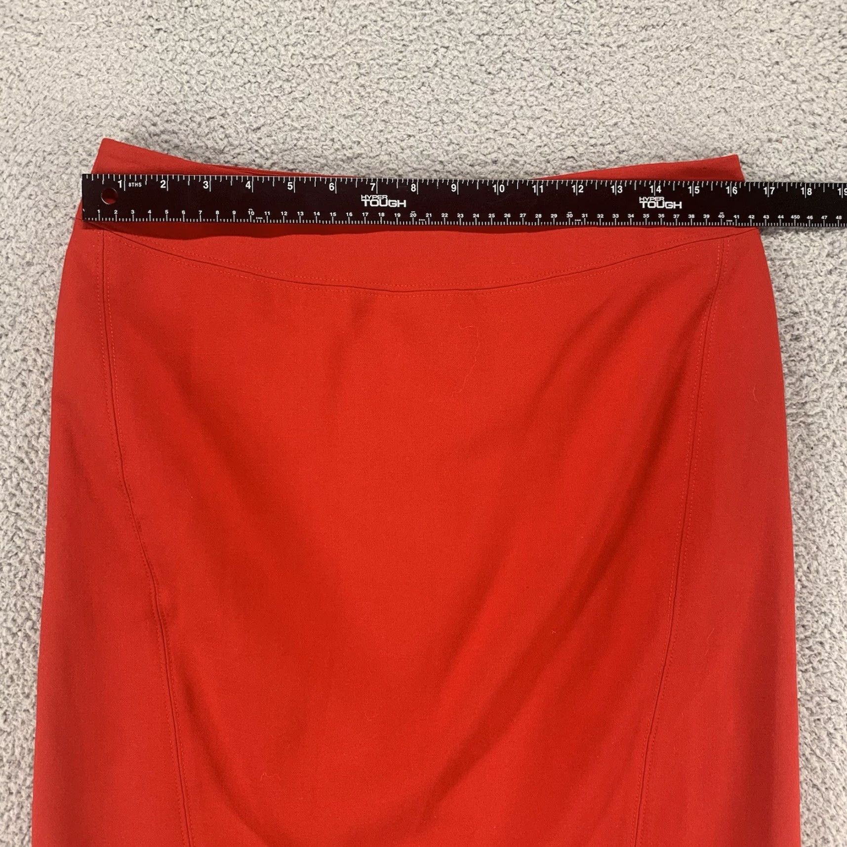Loft LOFT Mini Skirt Womens 10 Red Medium Wash Zip Casual Spring Size 32" / US 10 / IT 46 - 4 Thumbnail