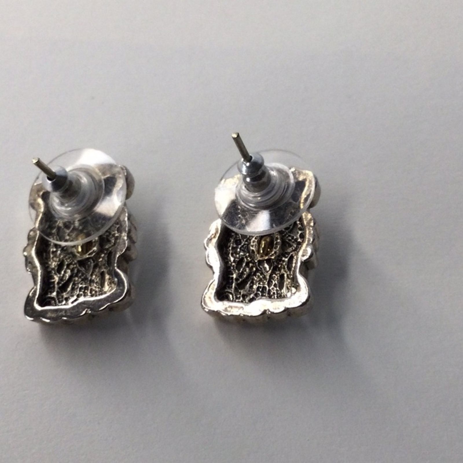 Other Celtic Knot Silver Tone & Bronze Vintage 1980's Earrings Size ONE SIZE - 15 Thumbnail
