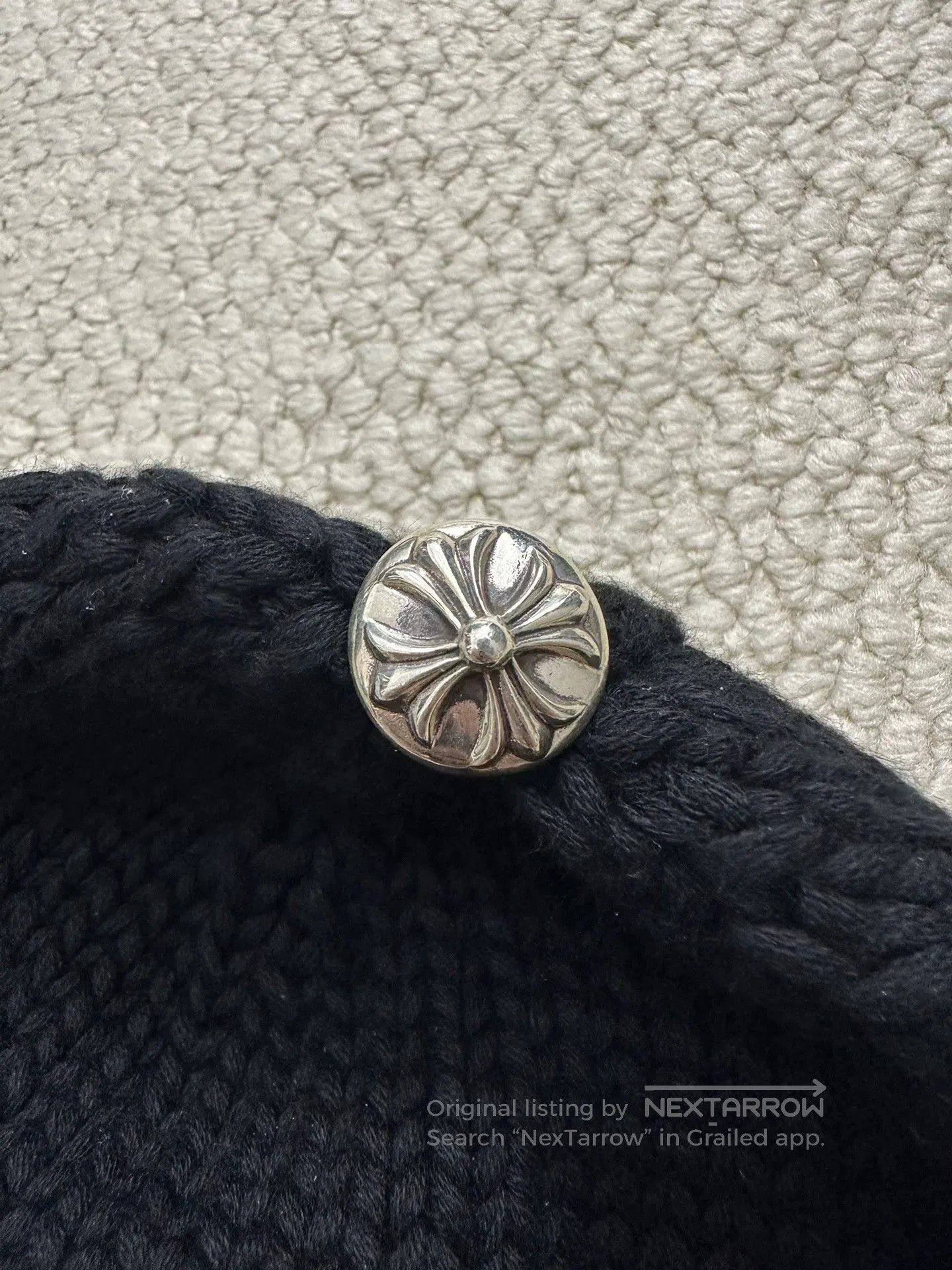 Chrome Hearts chrome hearts knit cap with cross design. Size ONE SIZE - 3 Thumbnail