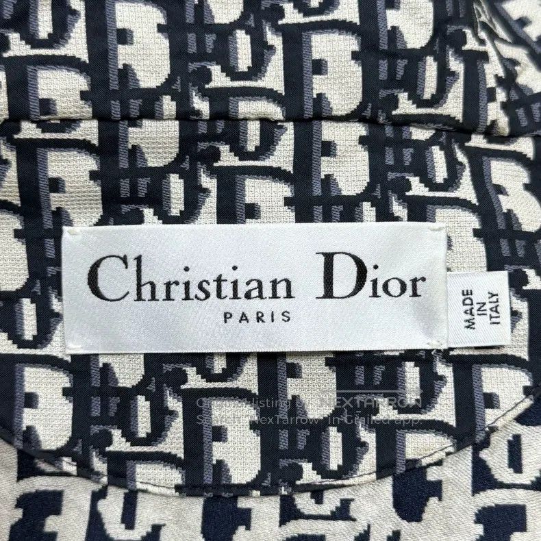 Dior Dior Dark blue full logo hooded sweatshirt Size S / US 4 / IT 40 - 5 Thumbnail