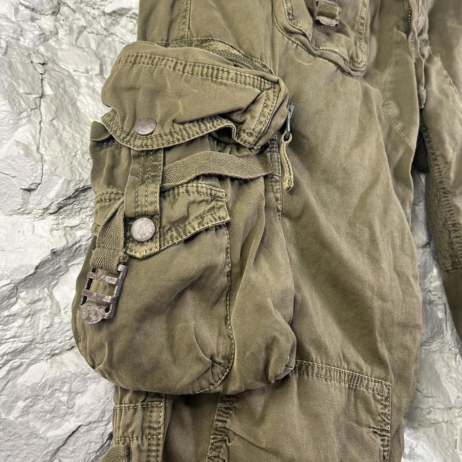 Polo Ralph Lauren VTG Polo Ralph Lauren Khaki Cargo Trousers Size 34 Size US 34 / EU 50 - 4 Thumbnail