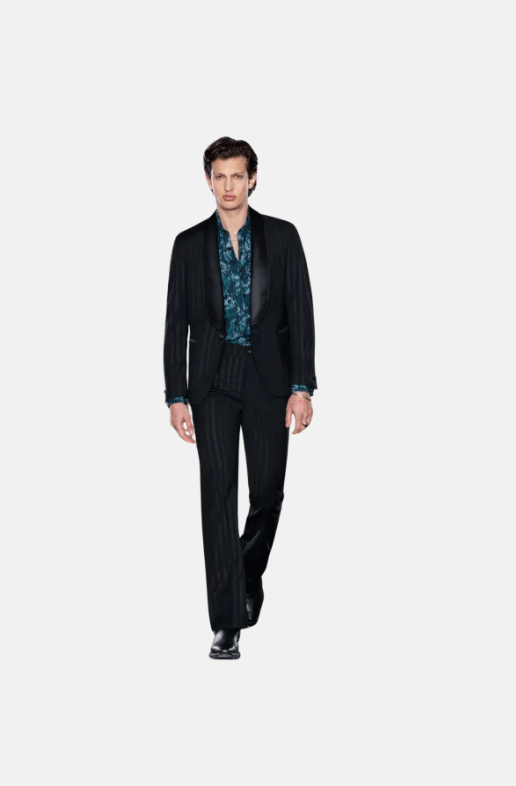 DRYKORN BNWT AW24 DRYKORN BELAZO STRIPED DINNER JACKET 50 Size US M / EU 48-50 / 2 - 16 Thumbnail