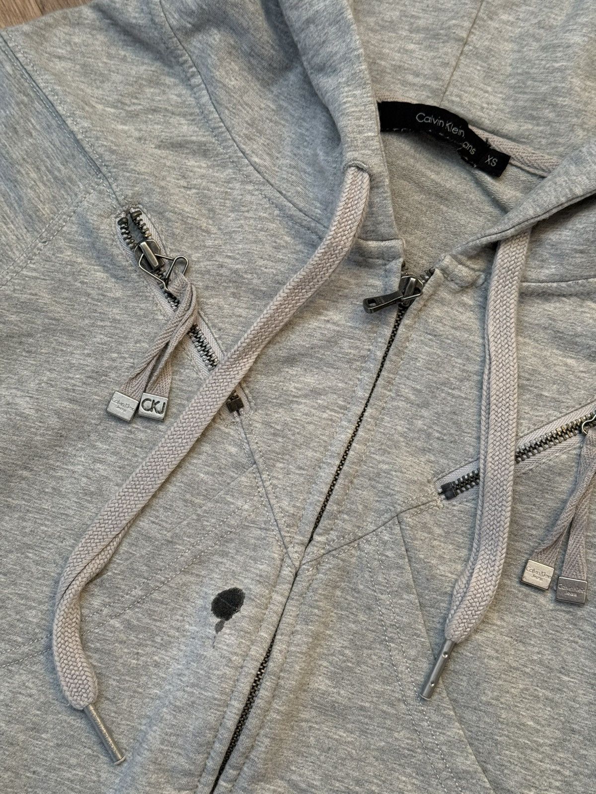 Calvin Klein Calvin Klein Jeans Zip Hoodie Size XS / US 0-2 / IT 36-38 - 2 Thumbnail
