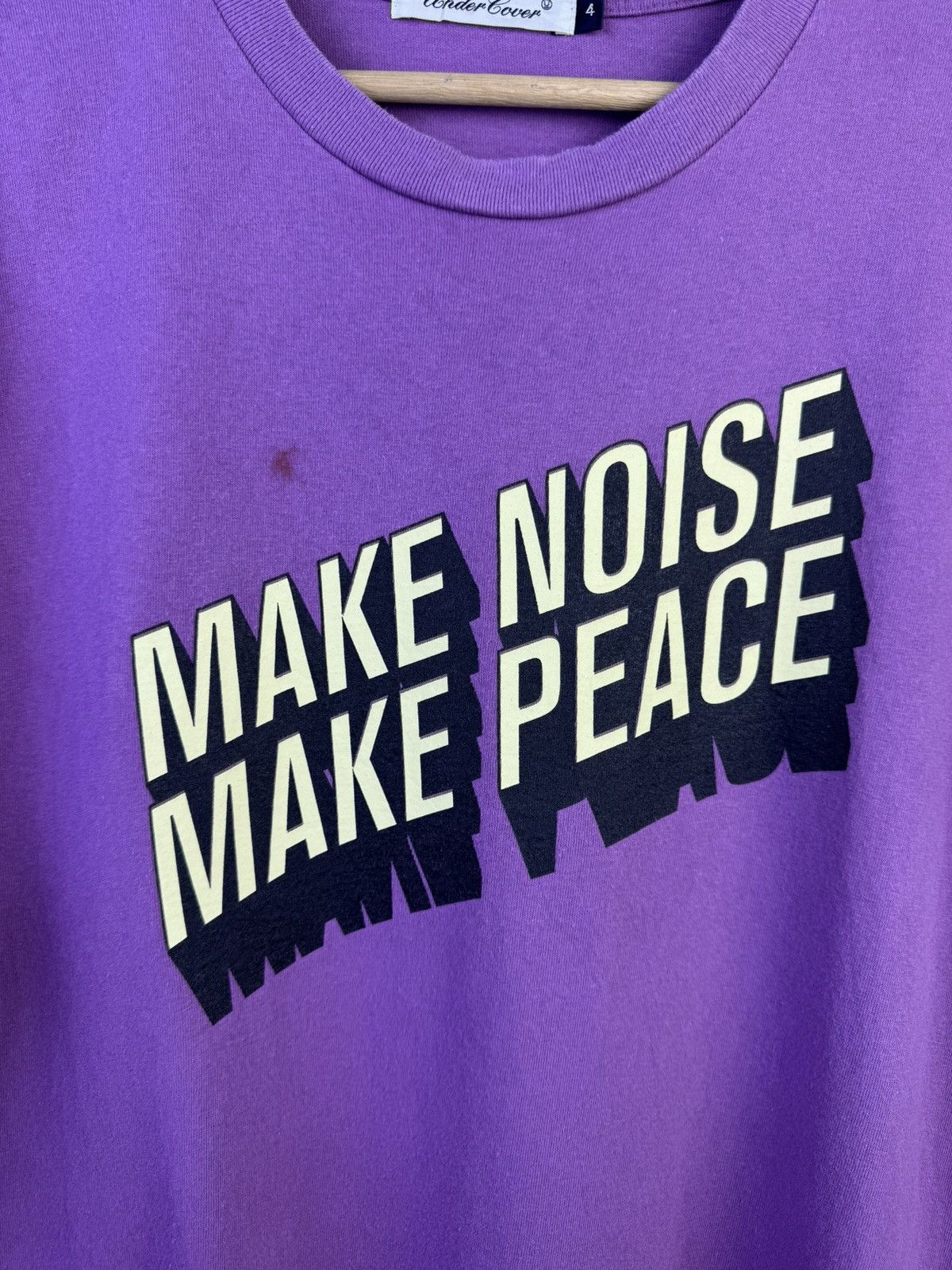Undercover Undercover "Make Noise, Make Peace" T-shirt Size US XL / EU 56 / 4 - 4 Thumbnail