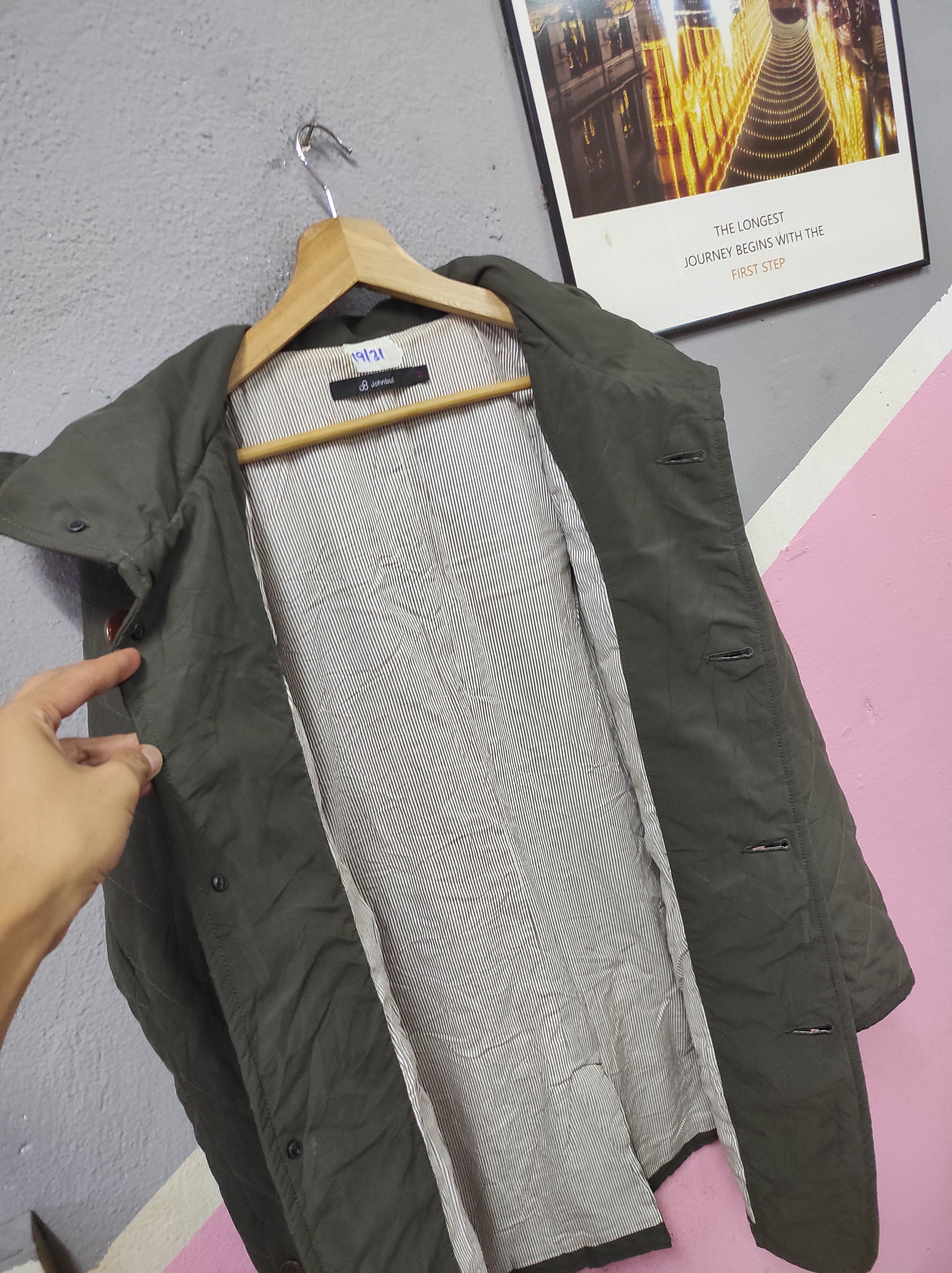 Japanese Brand × Johnbull JOHN BULL QUITED PUFFER OUTERWEAR OVERCOAT LONG JACKET Size M / US 6-8 / IT 42-44 - 4 Thumbnail