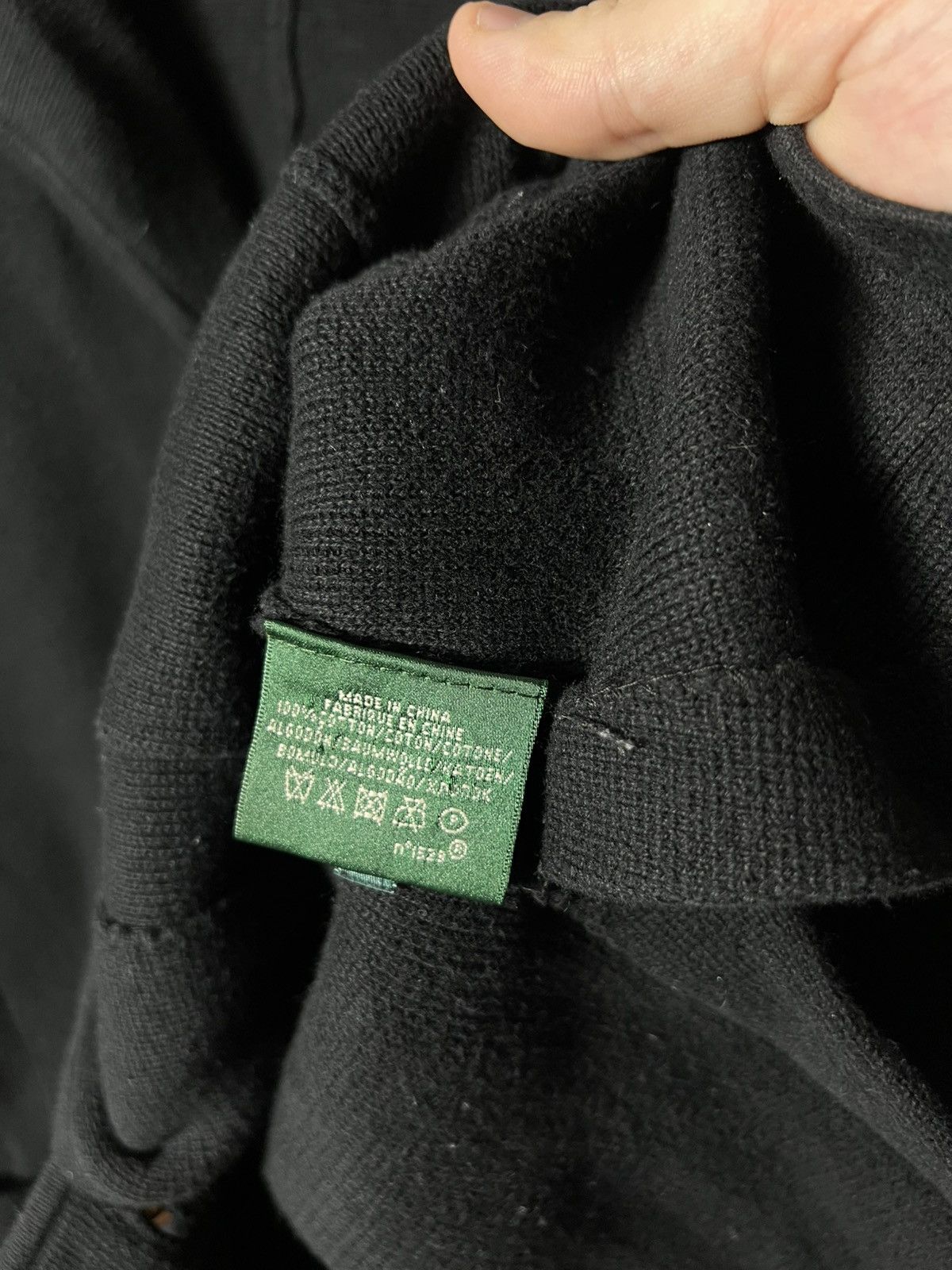 Polo Ralph Lauren 🖤 Ralph Lauren Women’s Knit Blazer Jacket XL Black Cotton Size XL / US 12-14 / IT 48-50 - 8 Thumbnail