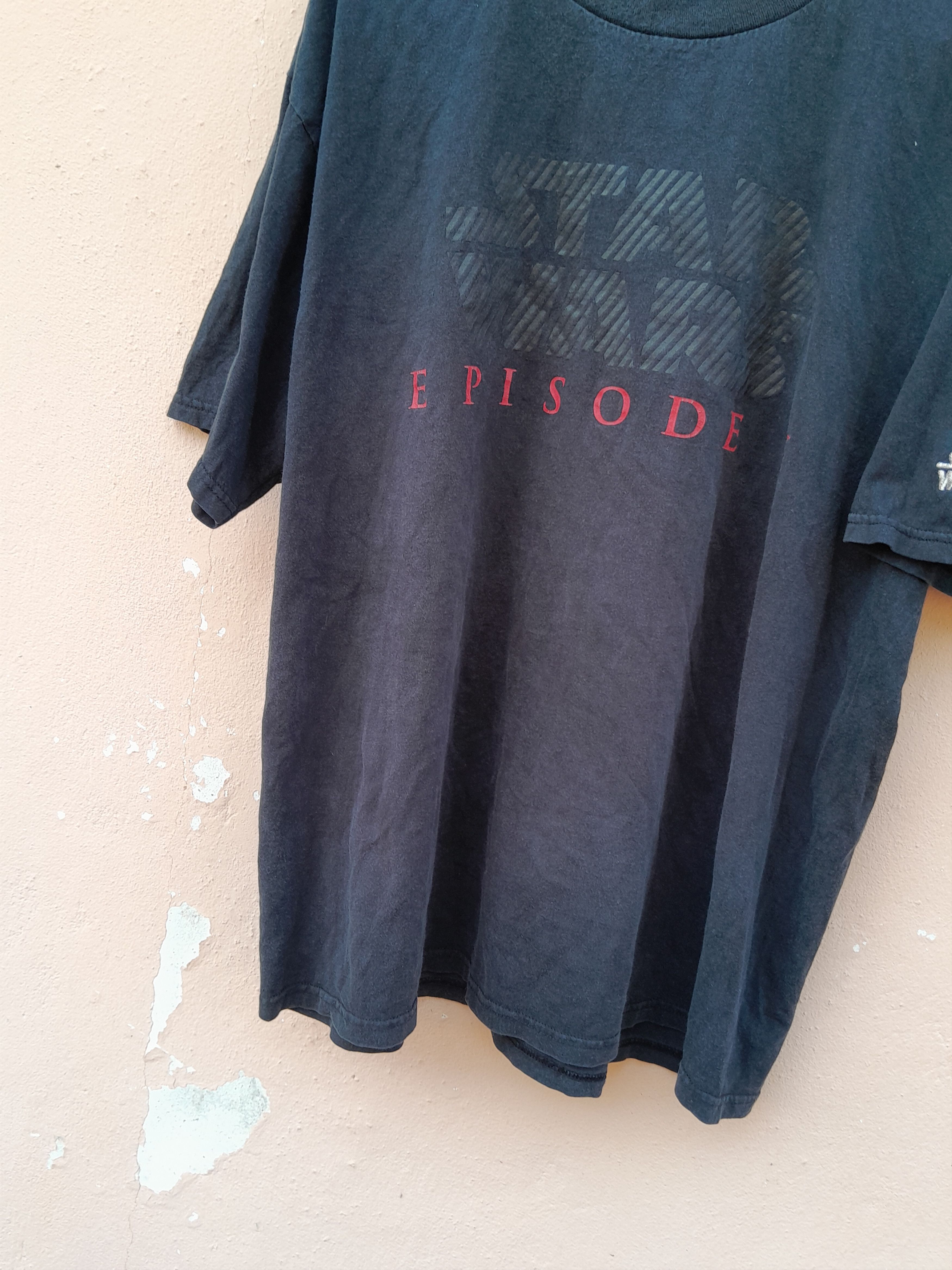 Vintage 💥FINAL DROP💥VINTAGE LIGHT FADED STARWARS EPISODE 1 Size US XL / EU 56 / 4 - 4 Thumbnail