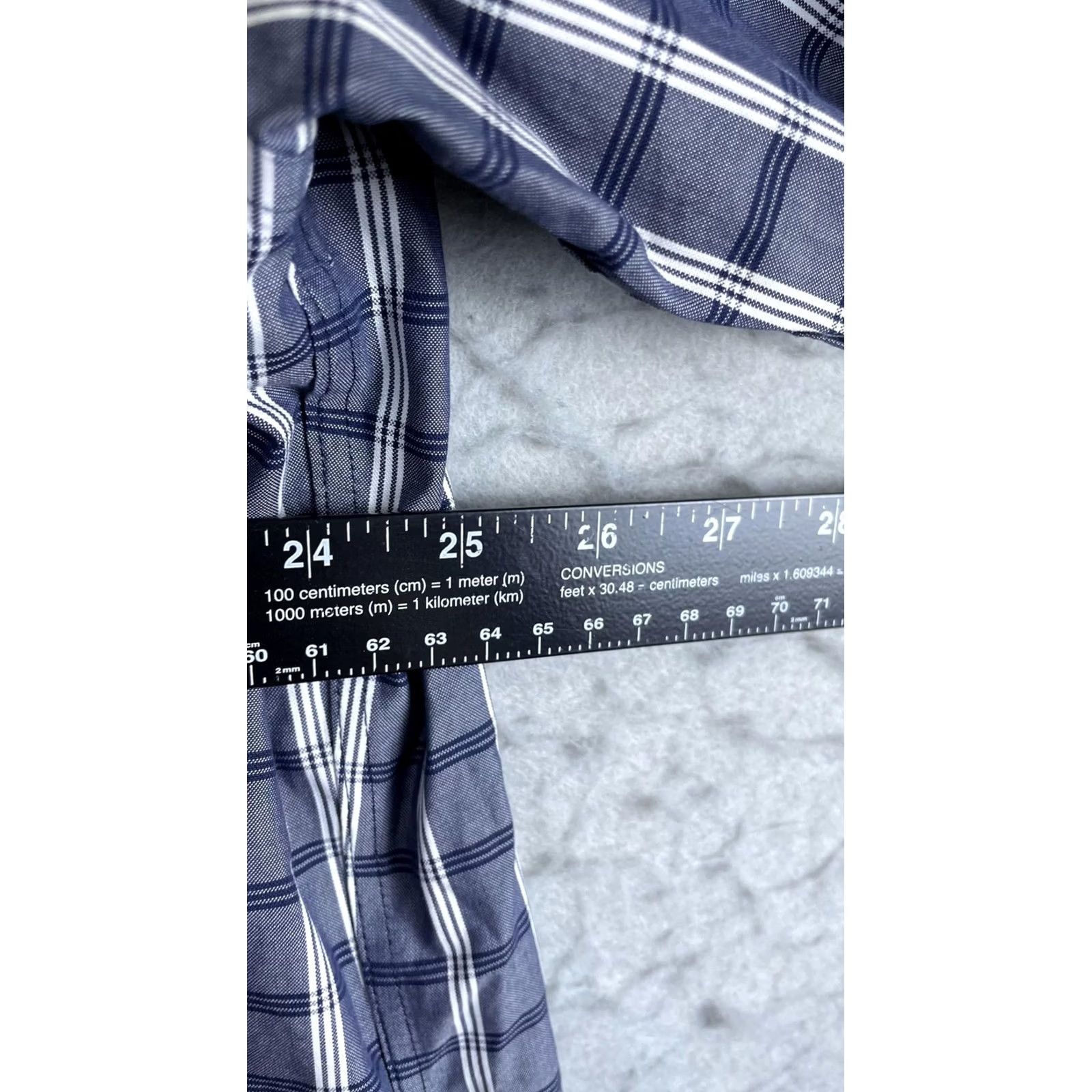 Eddie Bauer Eddie Bauer Shirt Mens XL Blue Plaid Long Sleeve Button Front Wrinkle Free Size US XL / EU 56 / 4 - 3 Thumbnail