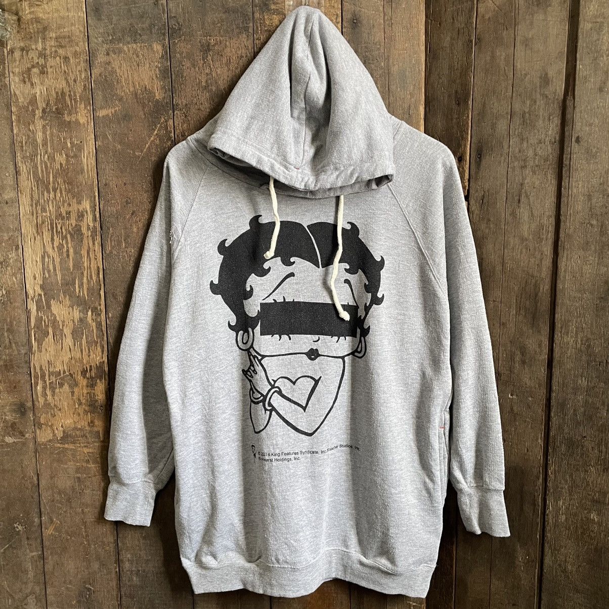 Japanese Brand × Vintage Vintage Betty Boop Big Logo Hoodie Size L / US 10 / IT 46 - 1 Thumbnail