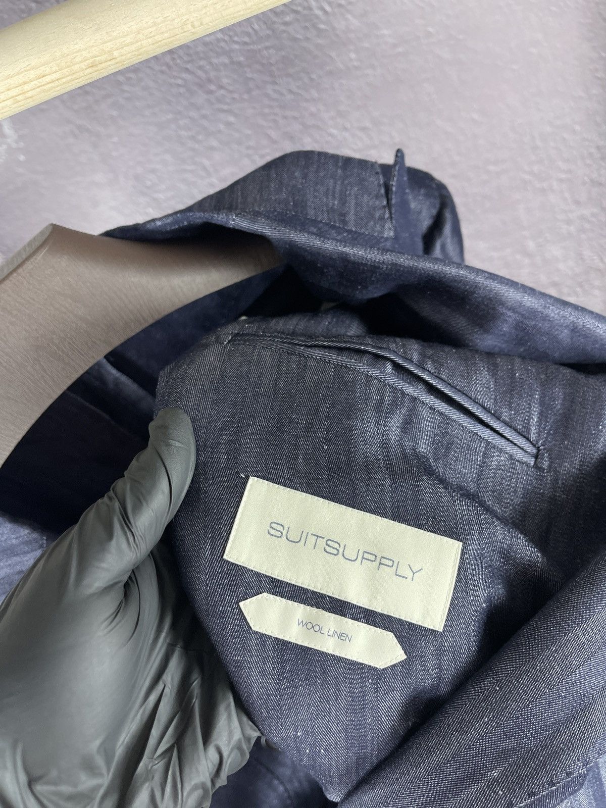Suitsupply SUITSUPPLY Havana Low Double Breasted Slim / SOHO SA Suit Size 46R - 12 Thumbnail