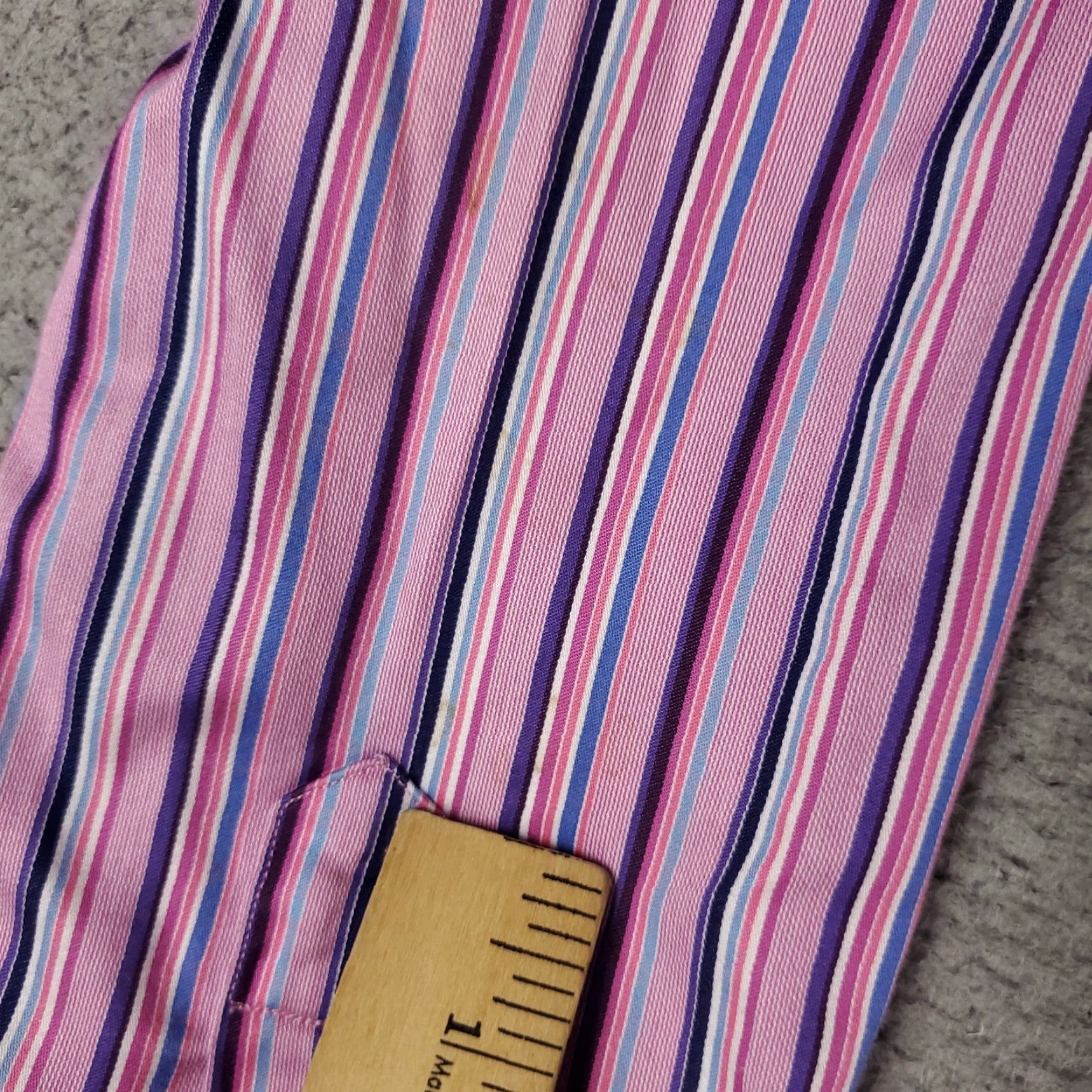 BUGATCHI Bugatchi Uomo Shirt Mens Large Pink Striped Button-Up Long Sleeve Cotton Classic Modern Mens Size US L / EU 52-54 / 3 - 3 Thumbnail