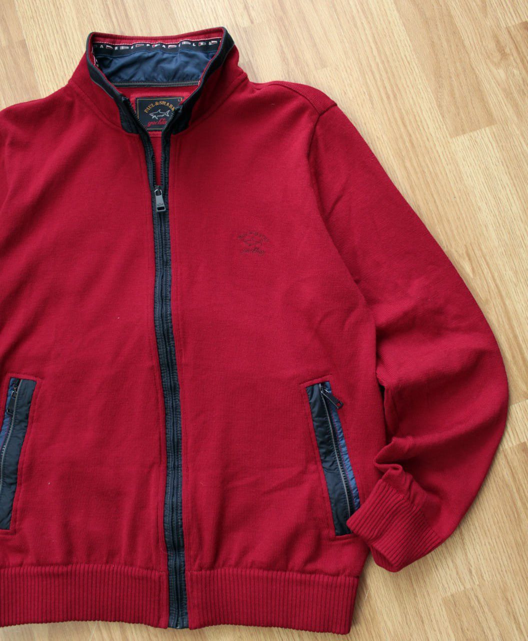 Paul & Shark 🔥 Paul Shark Yachting Wool Full Zip Sweater Pullover Logo Size US L / EU 52-54 / 3 - 2 Thumbnail