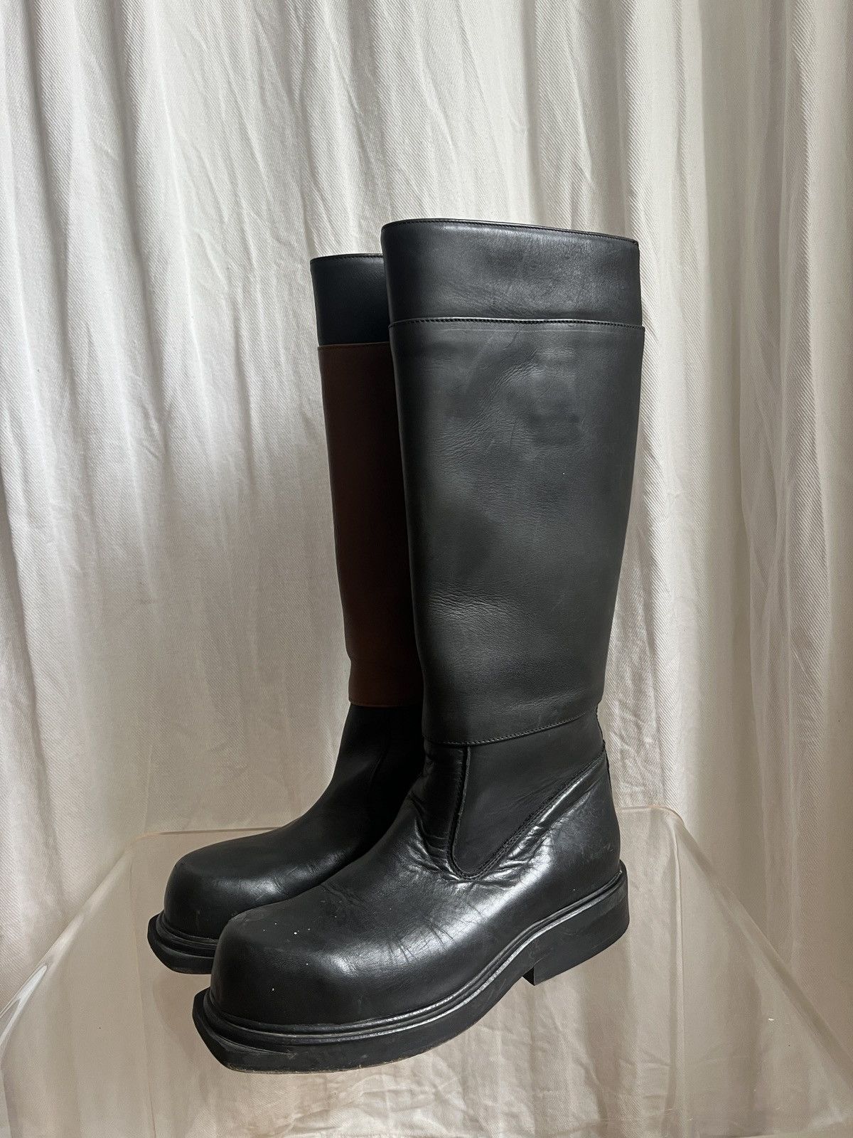 Dirk Bikkembergs AW97 Mismatched Patch Boots Size US 8 / EU 41 - 3 Thumbnail