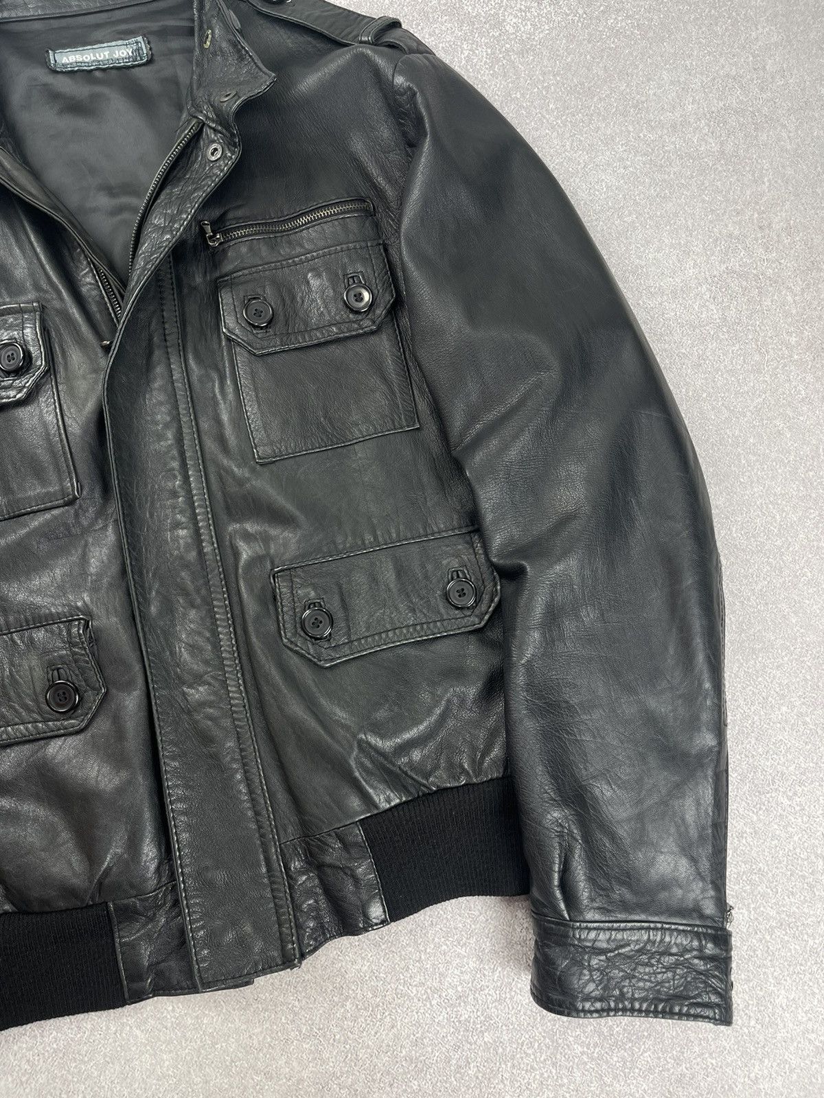 Absolut Joy Absolut Joy Leather Jacket Men’s Size M-L Size US M / EU 48-50 / 2 - 2 Thumbnail