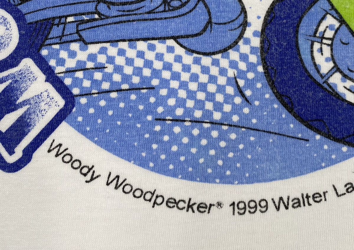 Vintage Rare Vintage 1999 Woody Woodpecker Motor Cross Crop Tank Top Size XS / US 0-2 / IT 36-38 - 3 Thumbnail