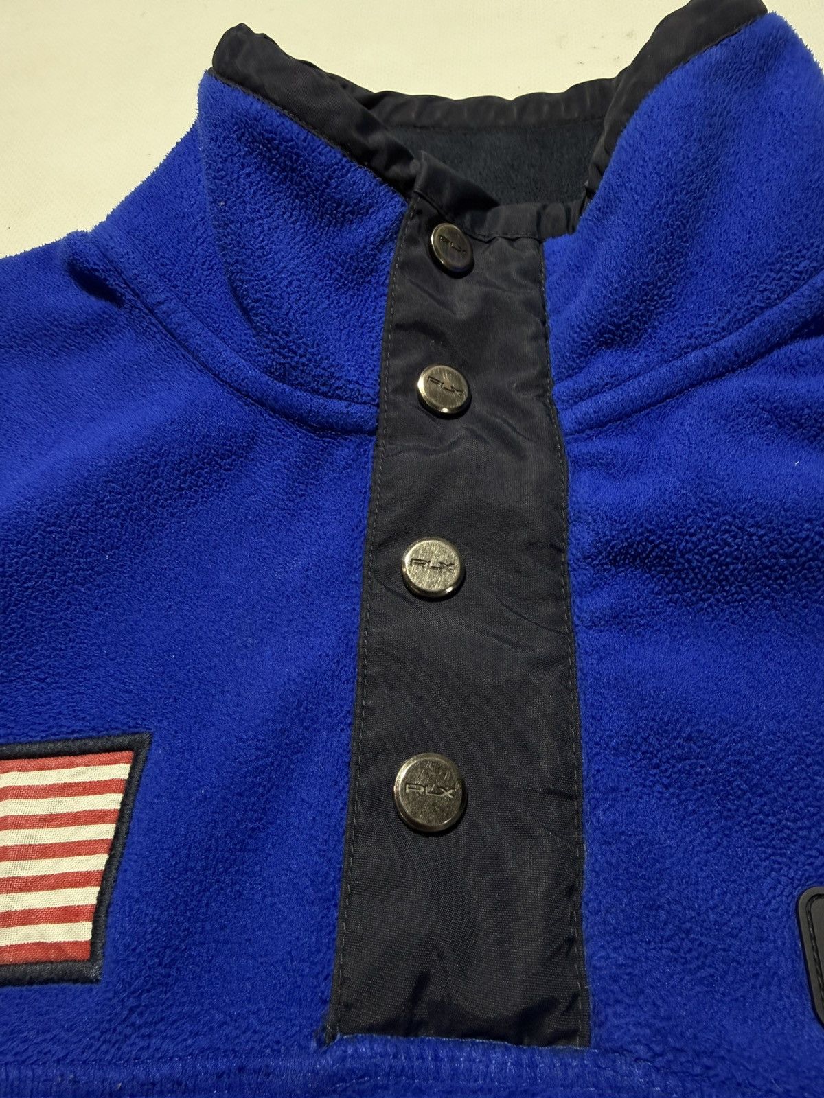 Polo Ralph Lauren RLX Polo Ralph Lauren U.S.A Flag Fleece Size US L / EU 52-54 / 3 - 5 Thumbnail