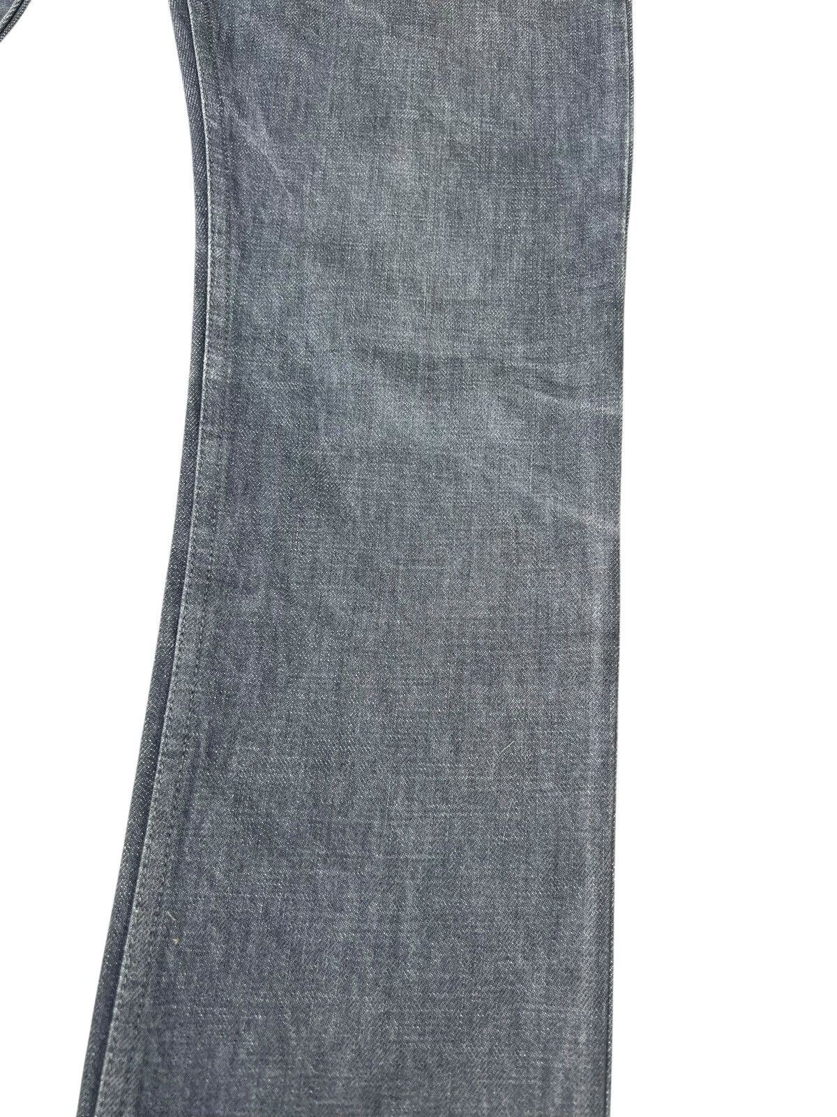 Vintage Helmut Lang Italian Cut Faded Mud Grey Denim Jeans