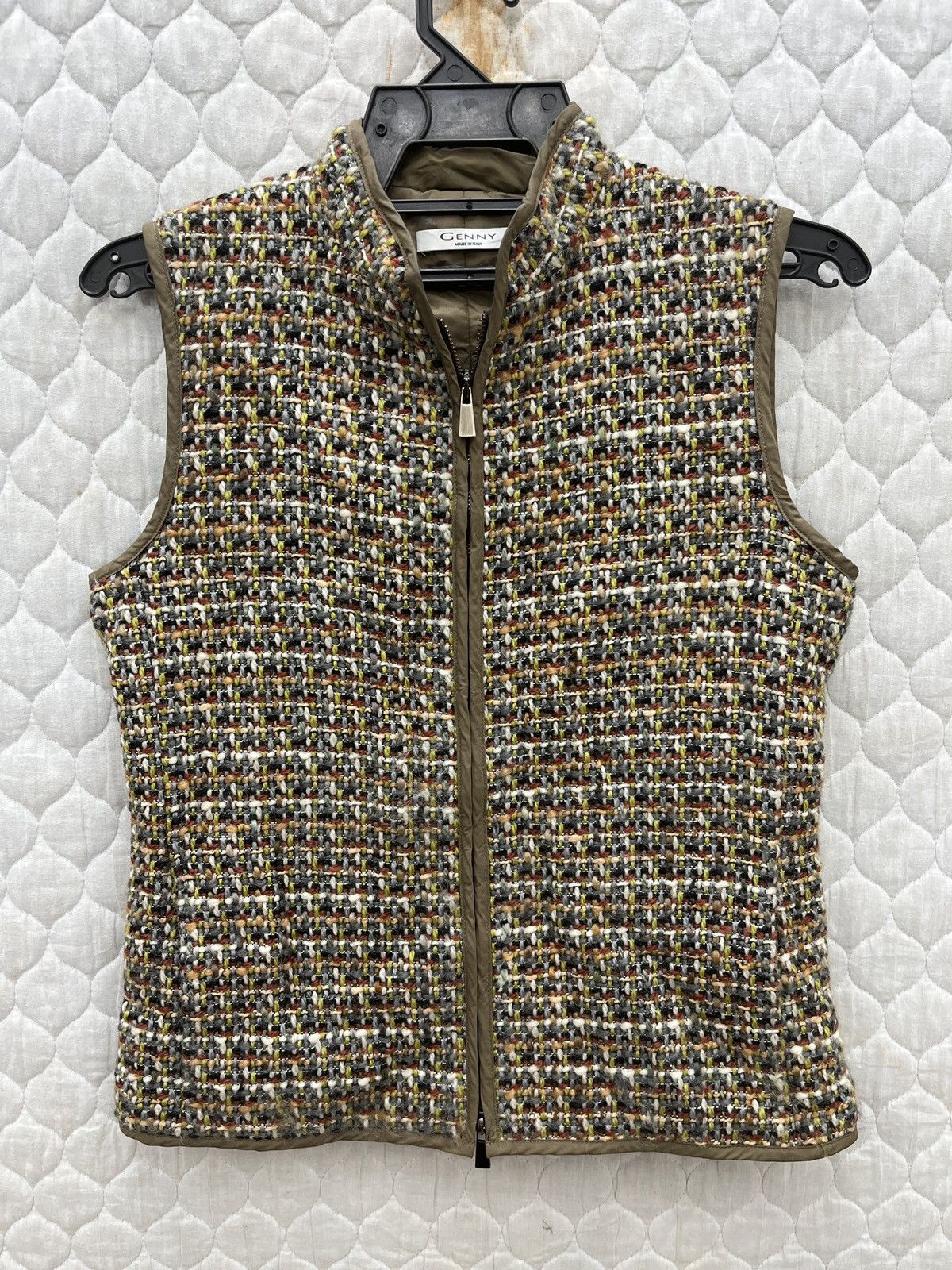 Versace 🔥🔥🔥STEALS GENNY BY GIANNI VERSACE TWEED VEST Size S / US 4 / IT 40 - 2 Thumbnail