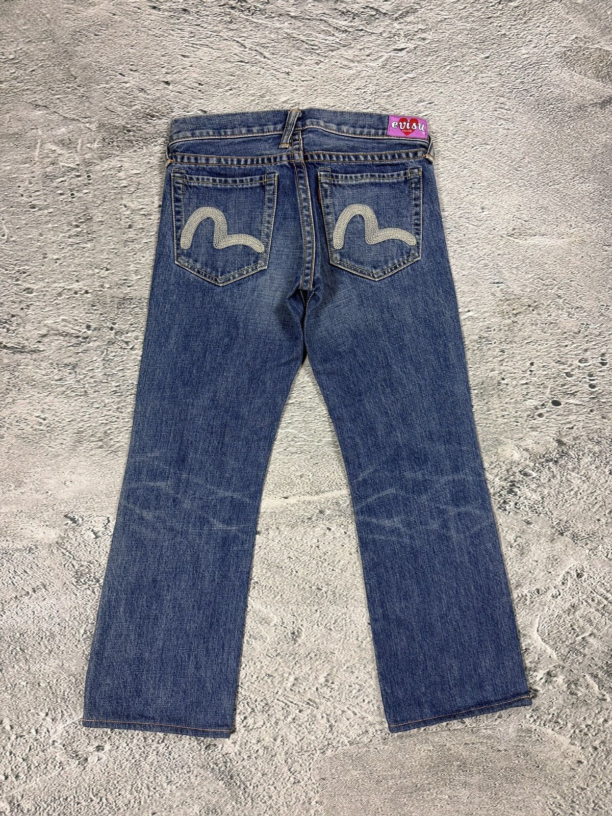 Evisu Evisu Donna jeans bootcut gray seagull embroidery Size 26" / US 2 / IT 38 - 1 Thumbnail
