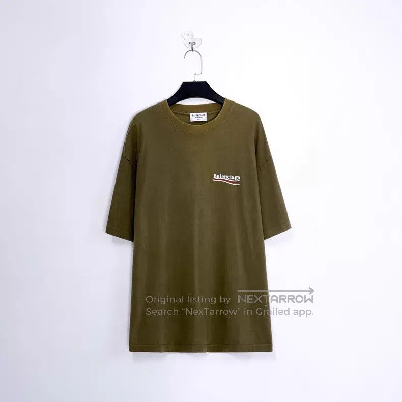 Balenciaga Balenciaga Embroidered Front and Back Wave Coke Logo Short Size US M / EU 48-50 / 2 - 1 Thumbnail