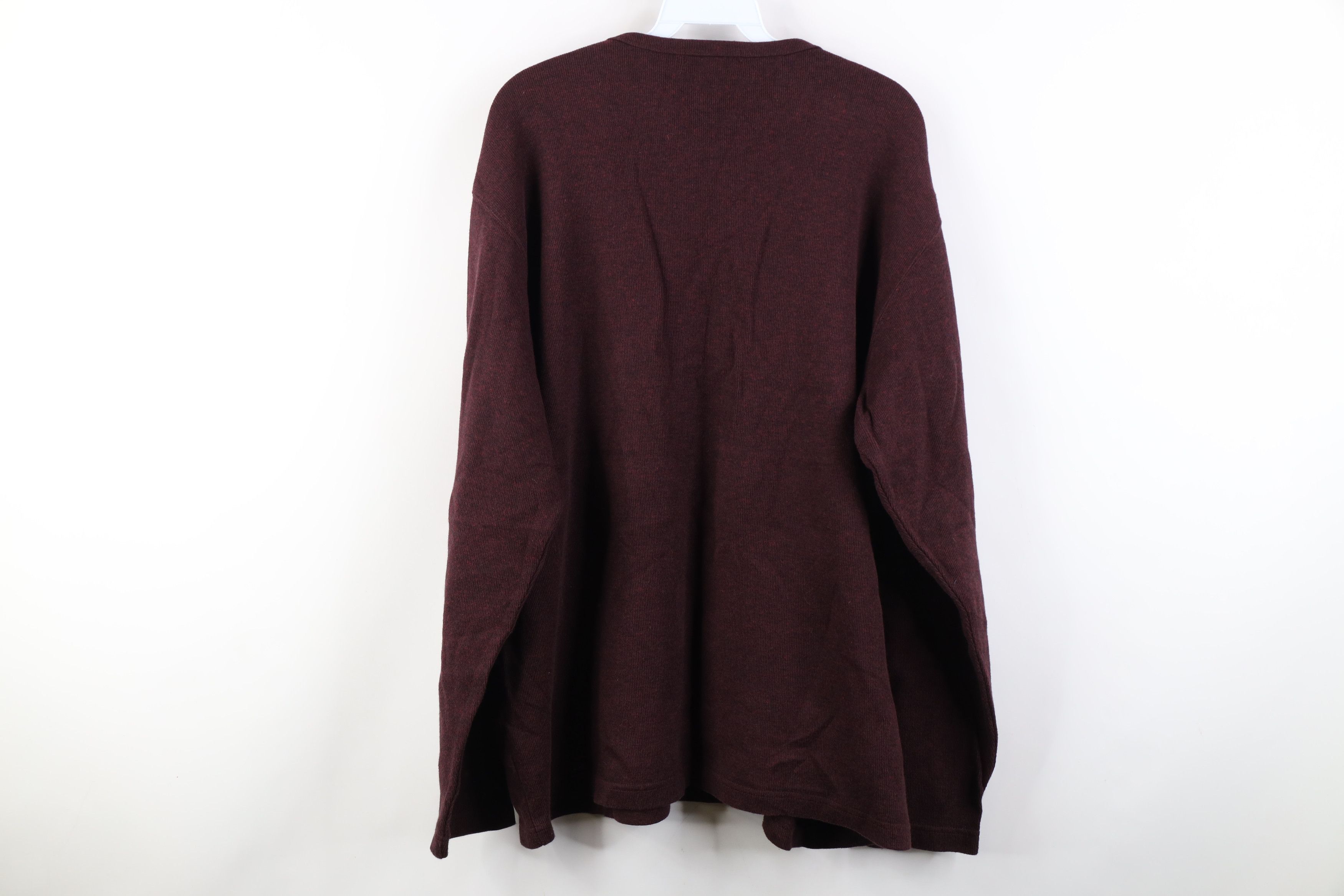 Eddie Bauer Vintage 90s Eddie Bauer Ribbed Knit Long Sleeve T-Shirt Size US L / EU 52-54 / 3 - 8 Thumbnail