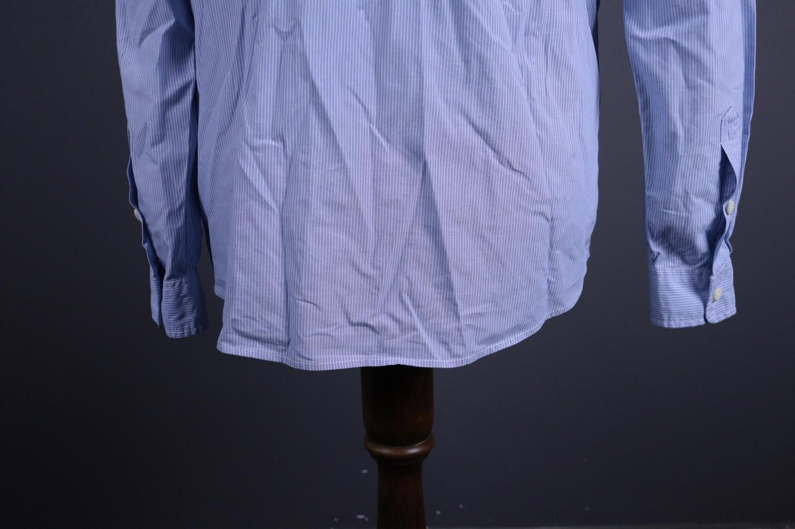 Denim & Supply Ralph Lauren Denim & Supply Ralph Lauren Blue Pinstripe Down Shirt L Size US L / EU 52-54 / 3 - 10 Thumbnail