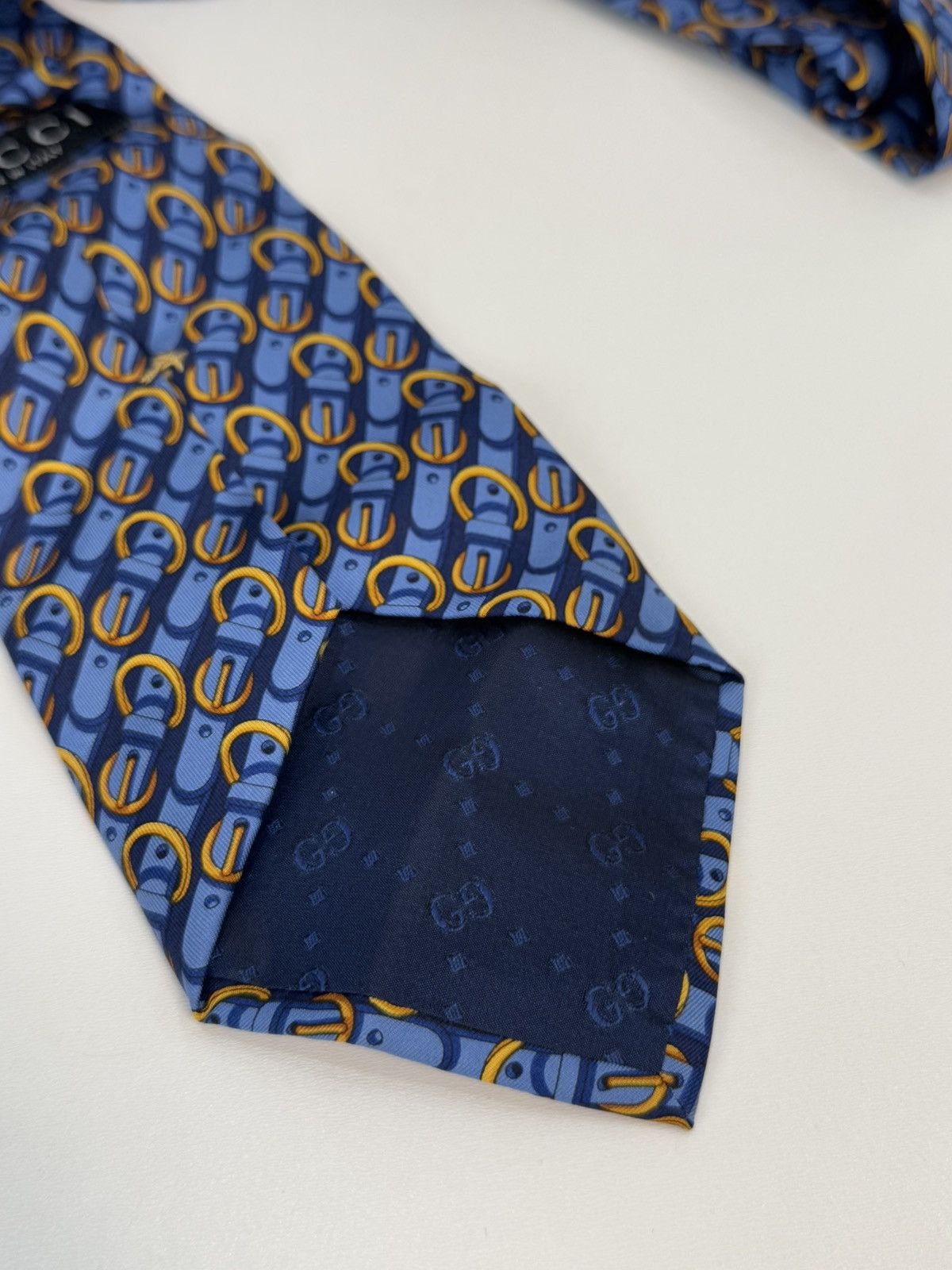 Gucci Rere! Vintage Gucci Tie Size ONE SIZE - 10 Thumbnail