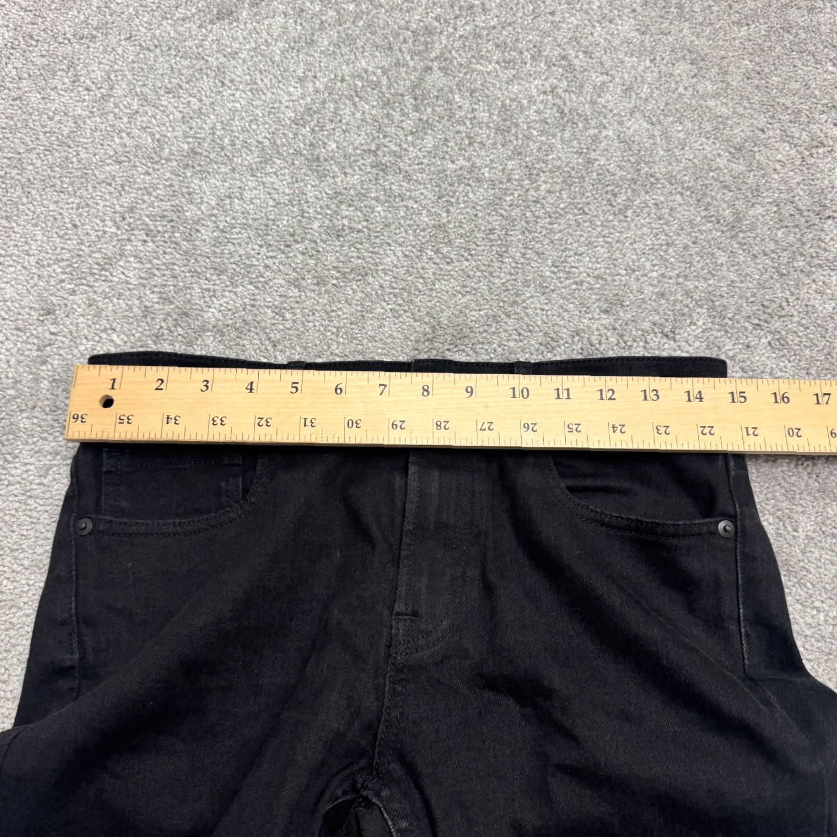 Everlane Everlane Jeans The High Rise Straight Leg Denim Mens 28 Regular Black Dark Wash 5-Pocket Stretch City Streetwear Mens Size 28" / US 6 / IT 42 - 7 Thumbnail