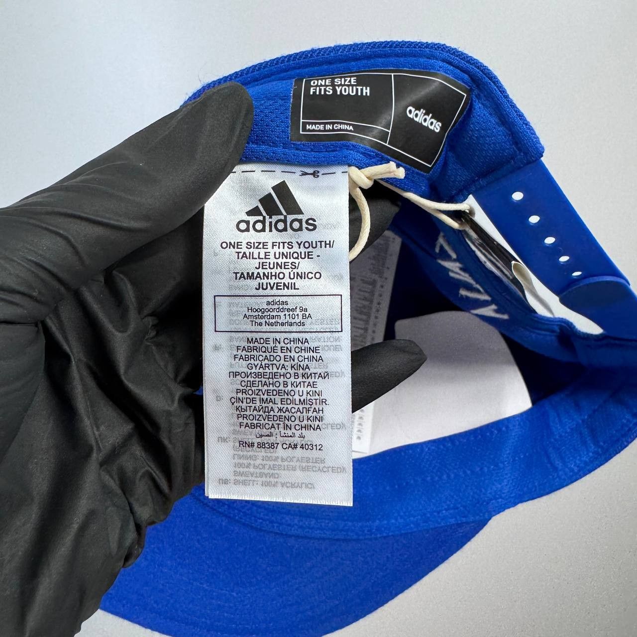 Adidas Adidas Italy FIGC Snapback Cap Blue Youth NWT Football Hat Size ONE SIZE - 9 Thumbnail