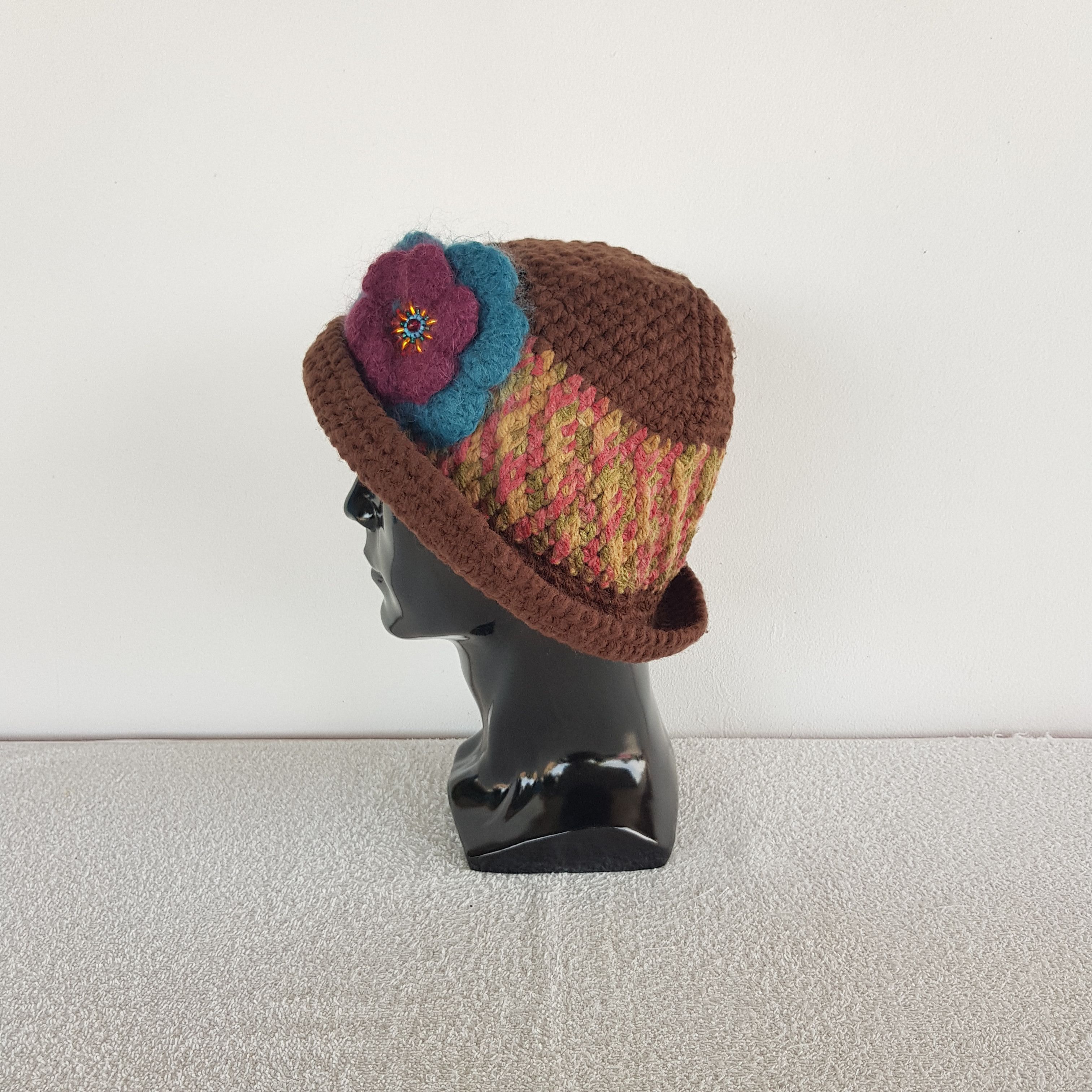 Japanese Brand Vintage Unknown Japanese Brand Beanie Knit Crochet Snow Caps Size ONE SIZE - 4 Thumbnail